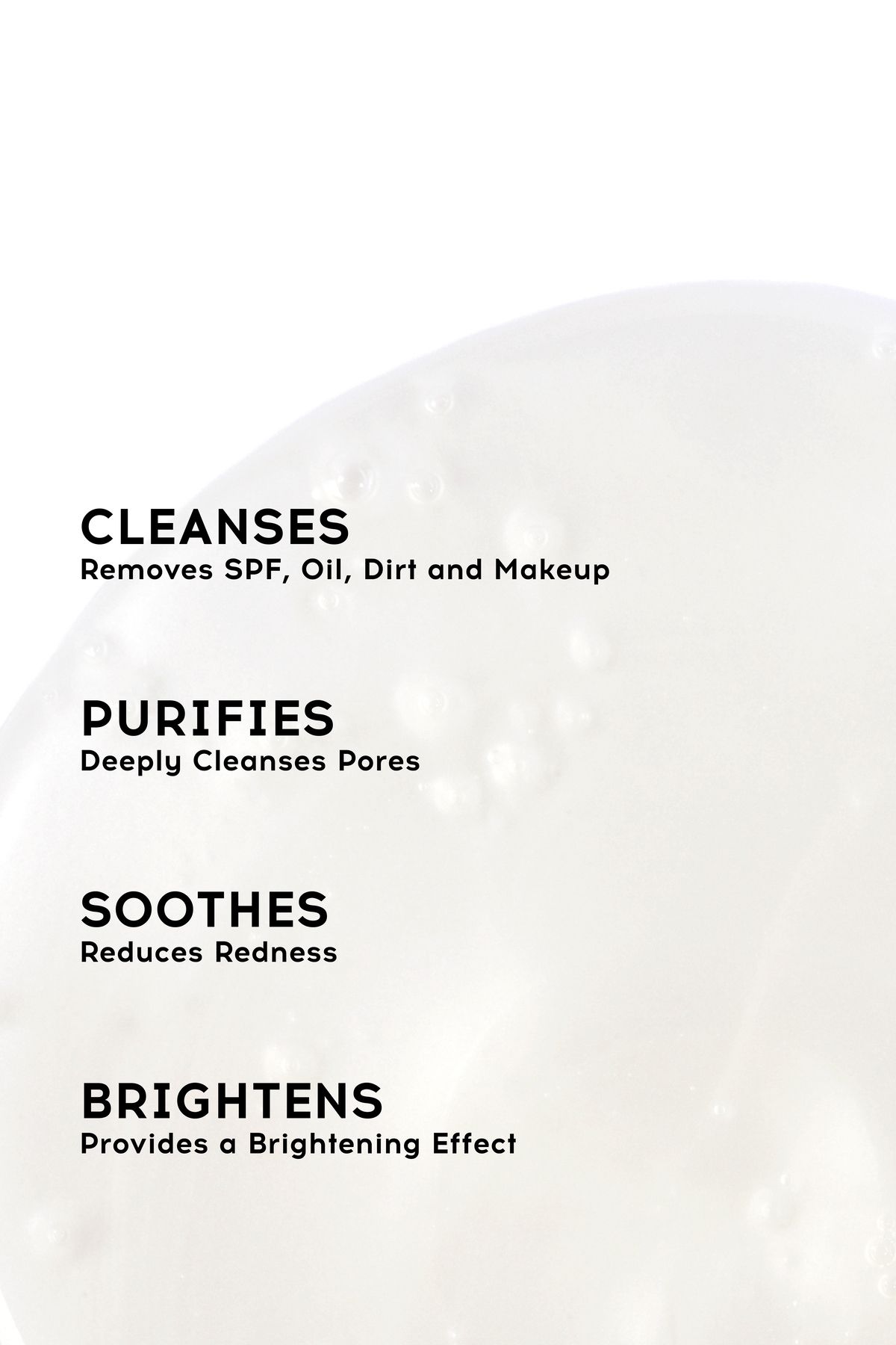 Cream Co.-150 ml feuchtigkeitsspendendes Gesichtsreinigungsmittel für Frauen, sanftes und beruhigendes Gesichtswaschmittel für jede Haut, Make-up 3