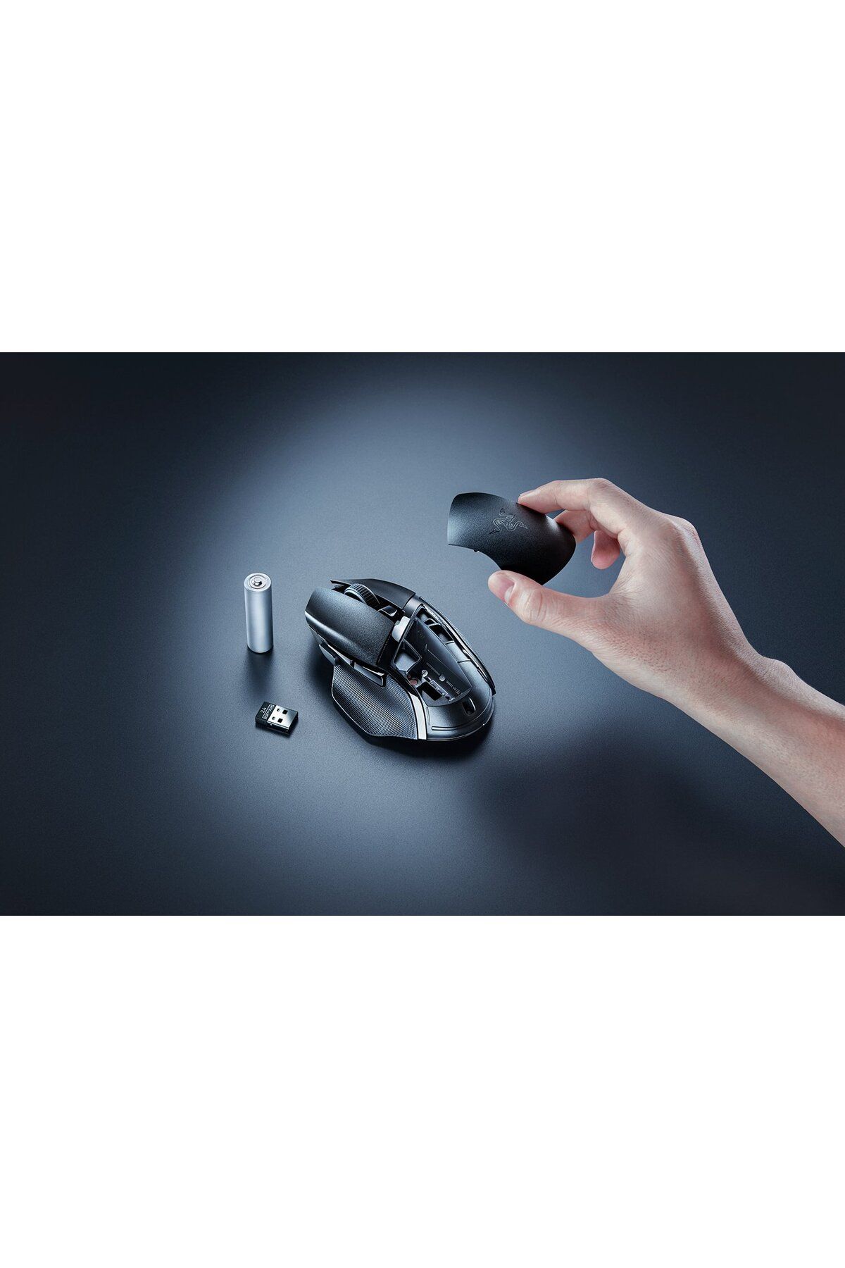 RAZER-RAZER BASILISK V3 X HYPERSPEED - Customizable Wireless Gaming Mouse with RGB Lighting 4