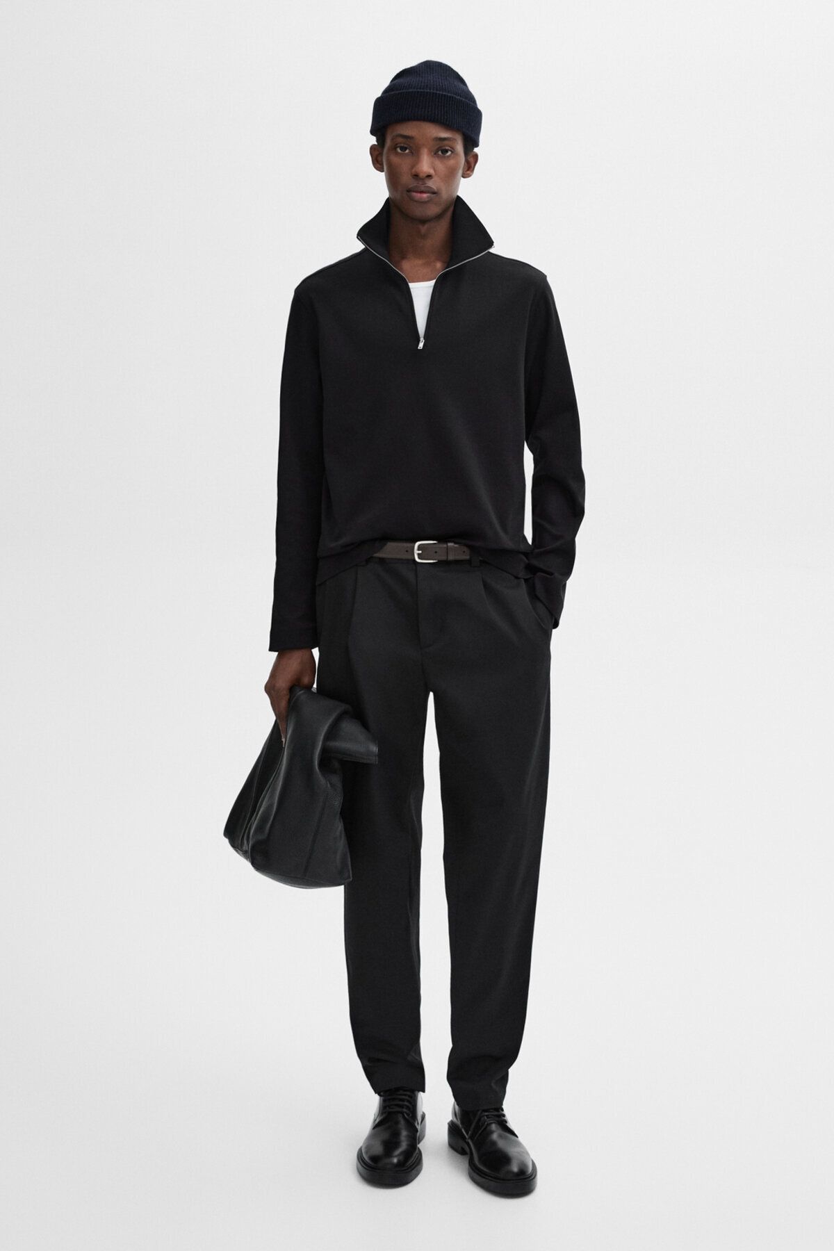 یقه مدل جامپر بافتنی Massimo Dutti