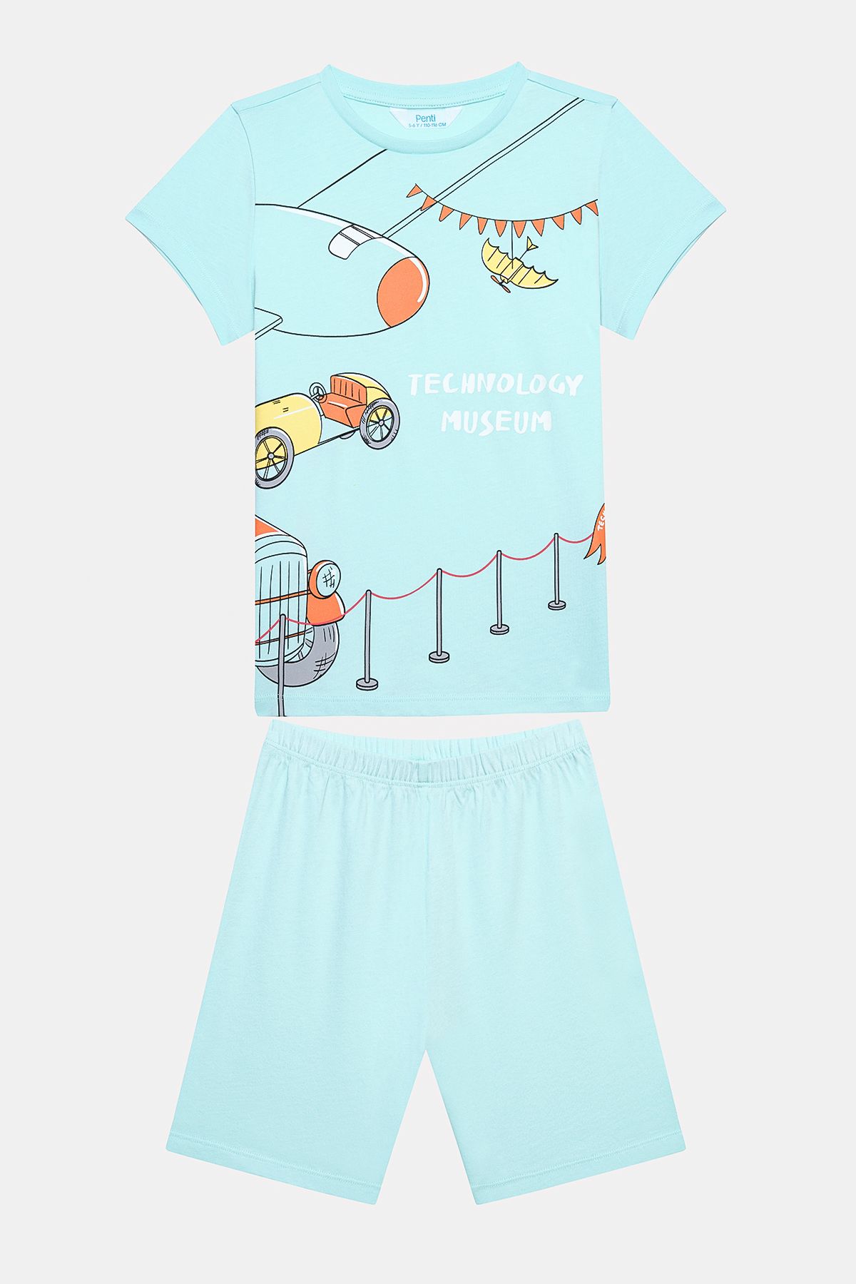 Penti-Boy's Technology Museum Multicolored 2-Piece Pajama Set 2