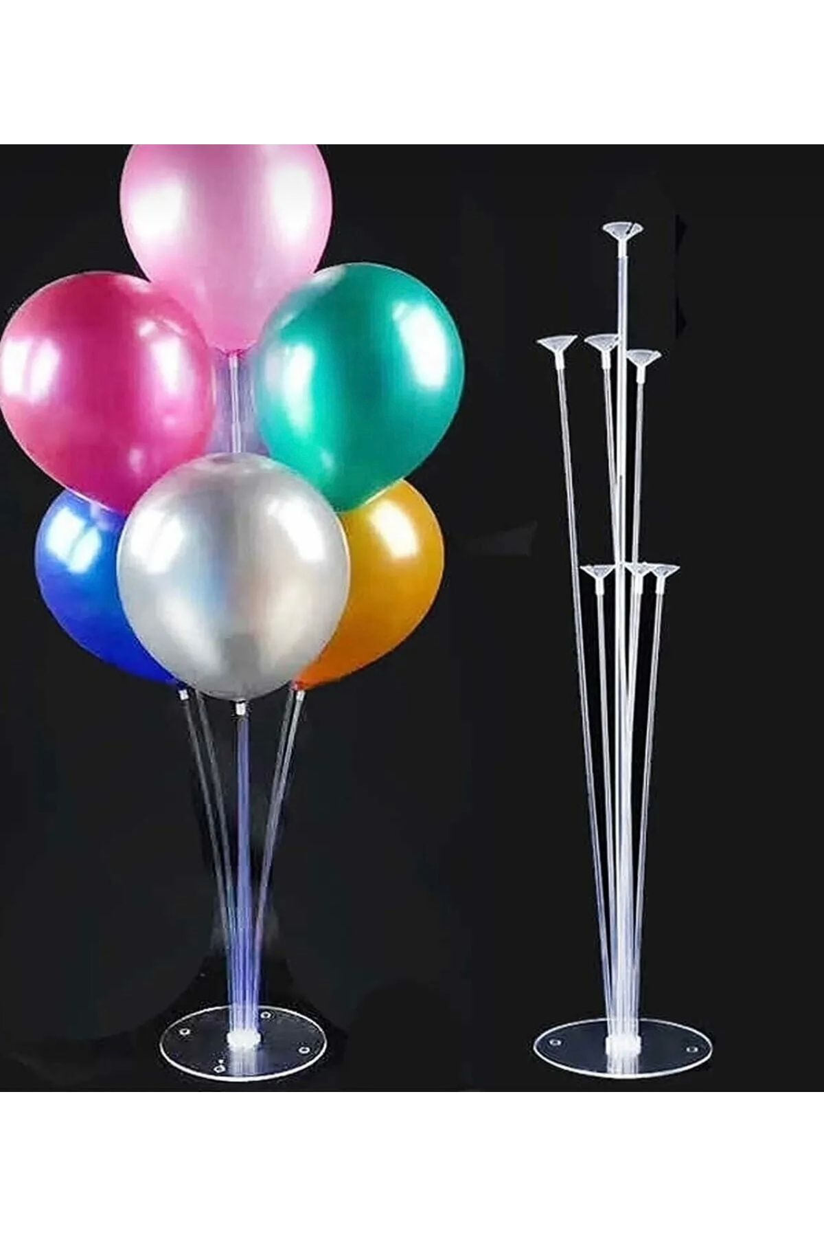 shop 2 Adet Balon Süsleme Standı Set  (7li Çubuklu)