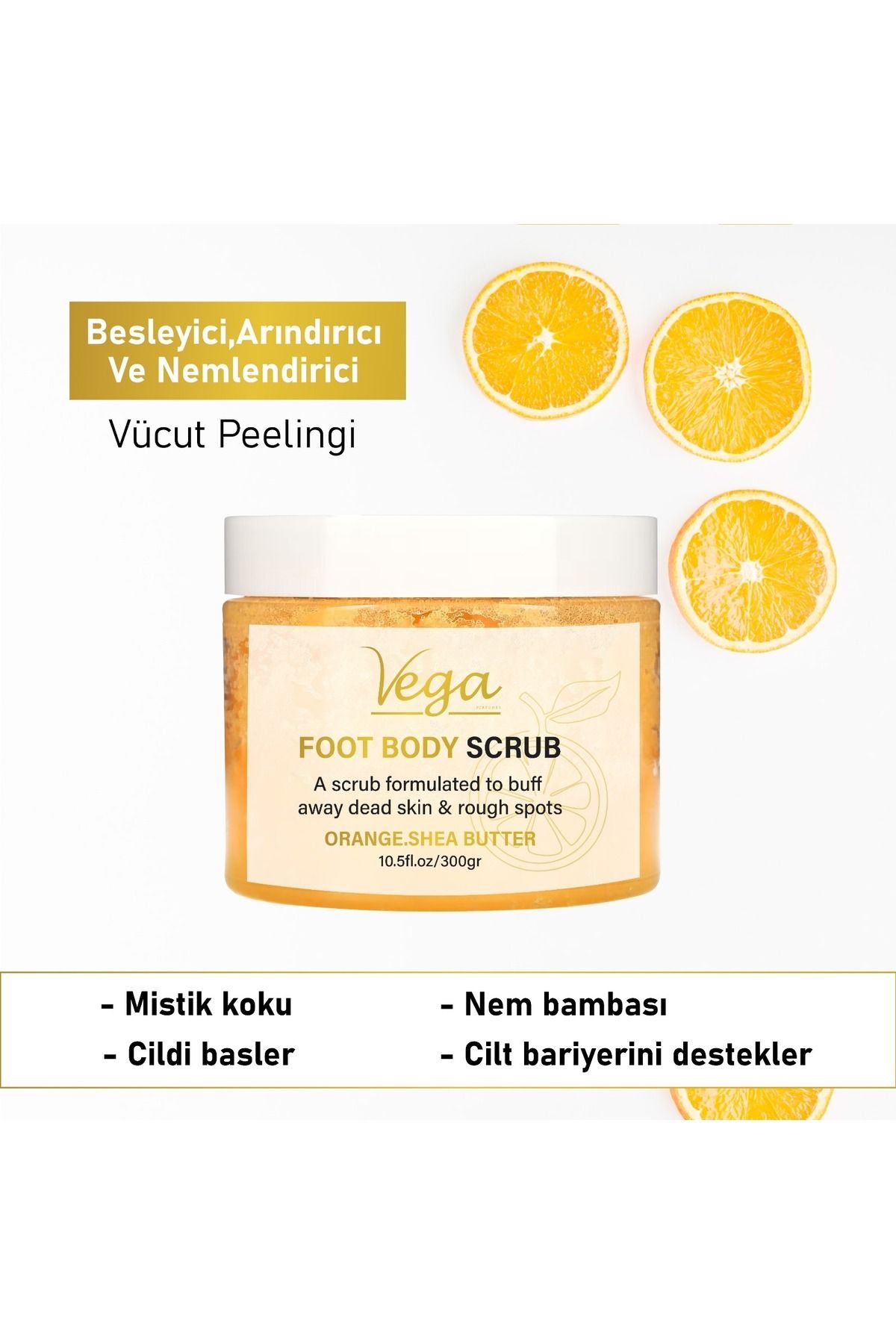 LEMAR MODA Body Scrub Besleyici Arındırıcı Nemlendirici Vücut Peelingi 300 gr