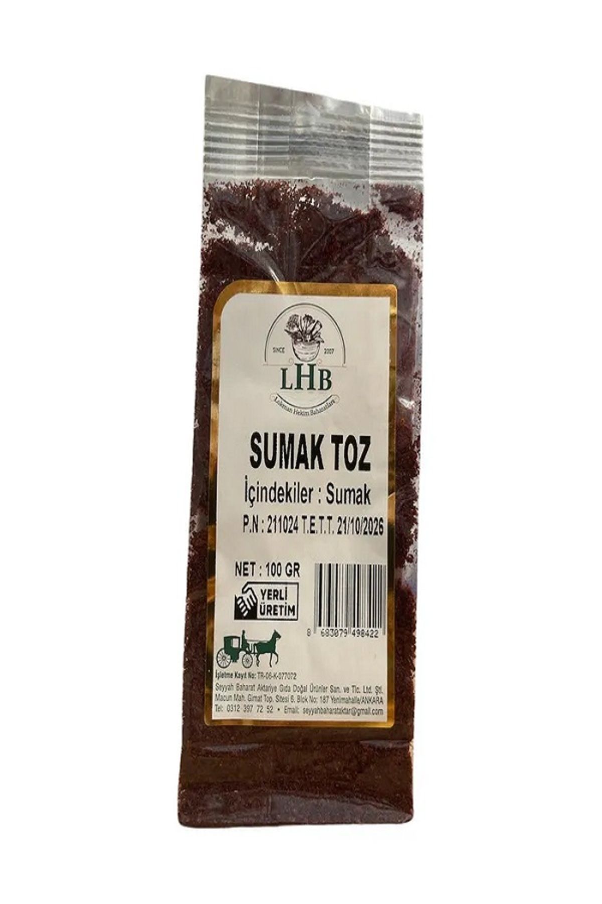 lokman hekim baharat Sumak Toz 100 gr