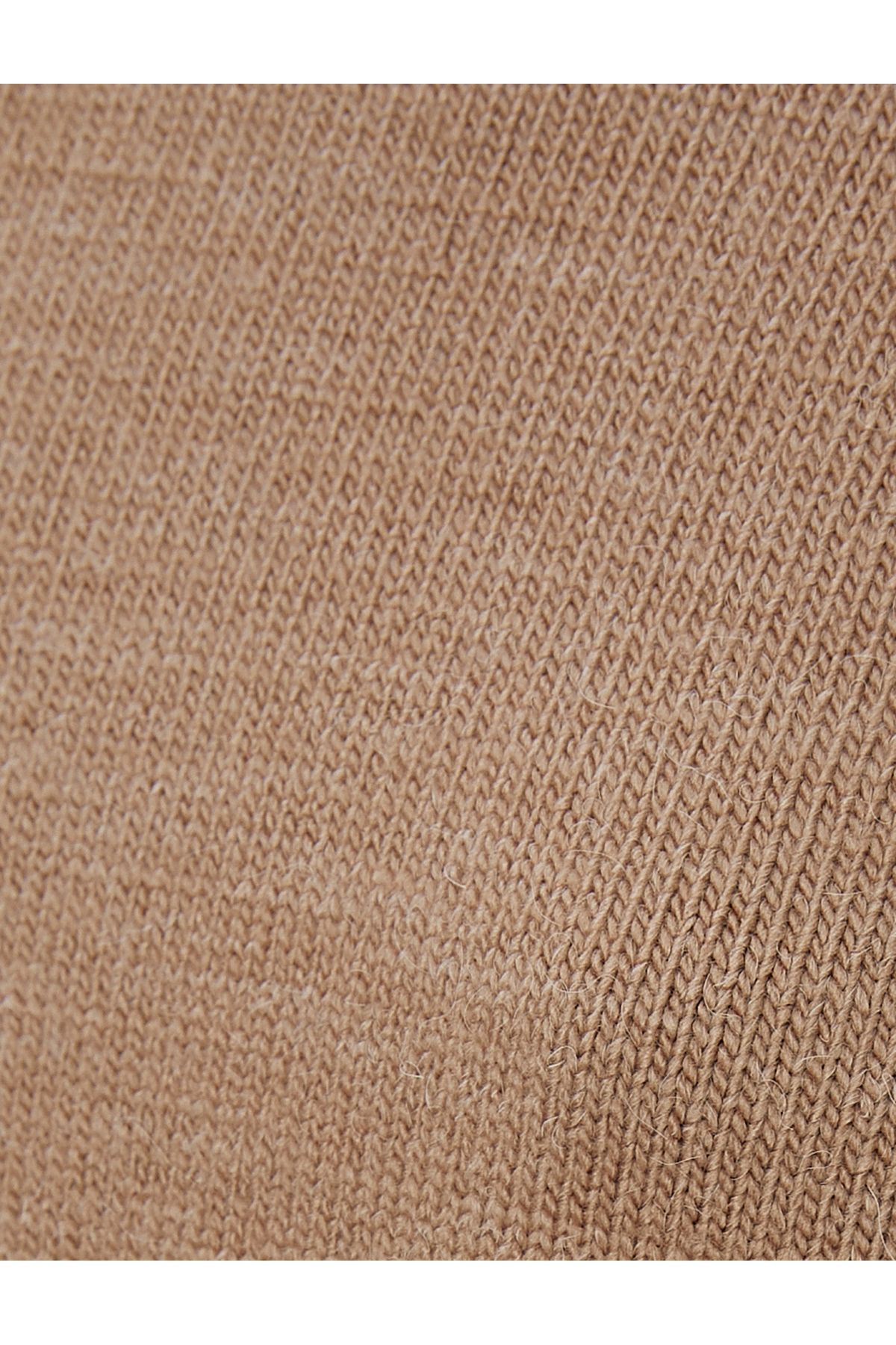 Koton-Soft Textured Asymmetrical Turtleneck Knitwear Tunik 6