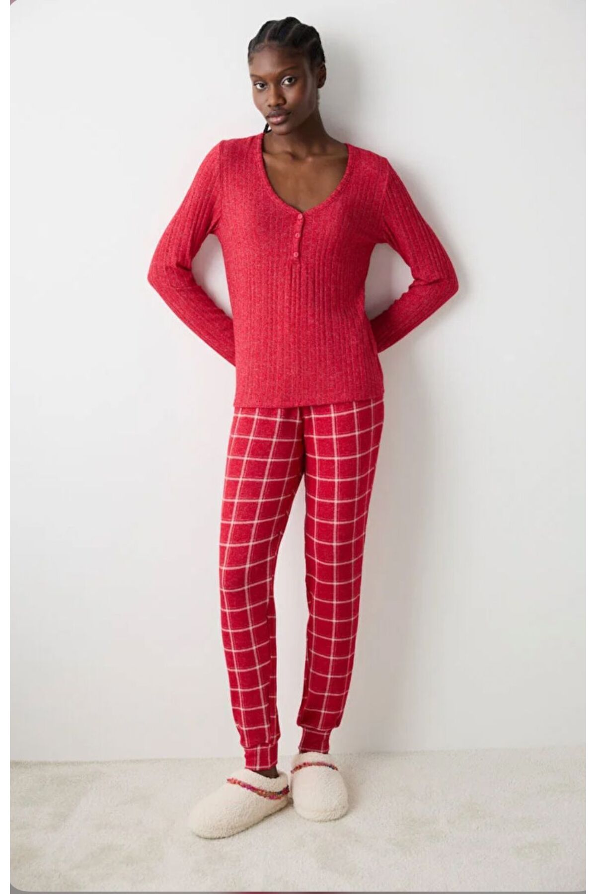 Penti-Best of Winter Red Pants Pajama Set 1