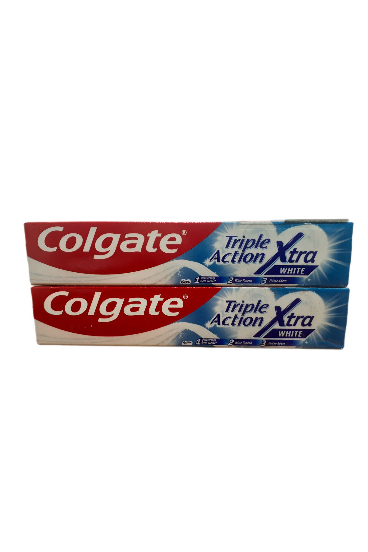 Colgate-Triple Acti̇on Xtra White 2 X 75 ml Tooth Paste 4