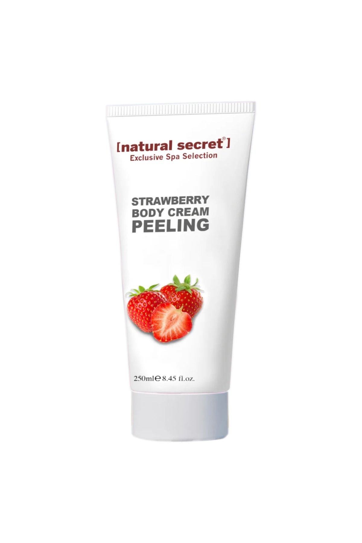 Natural Secret Çilek İçerikli Krem Peeling (Vücut İçin) / STRAWBERRY BODY CREAM PEELING 250ml