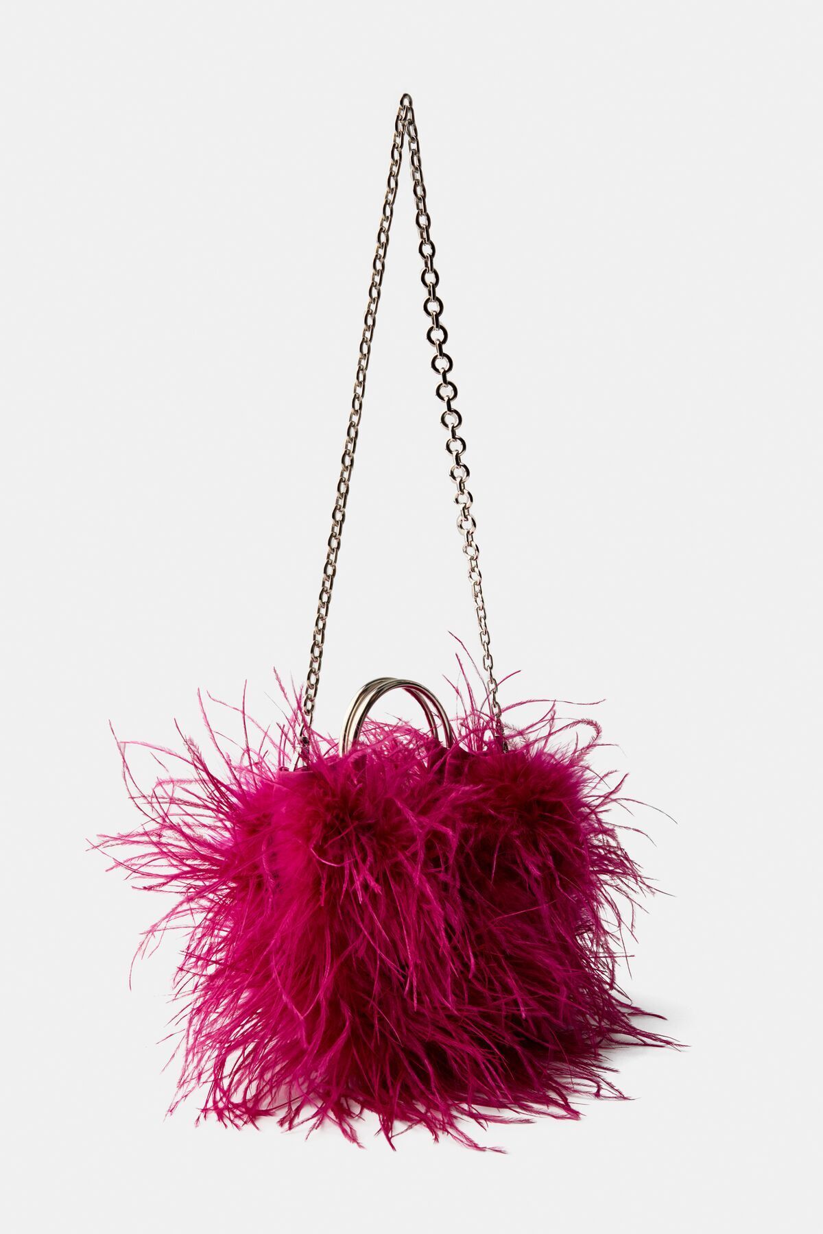 Bershka-Feather pouch bag 2