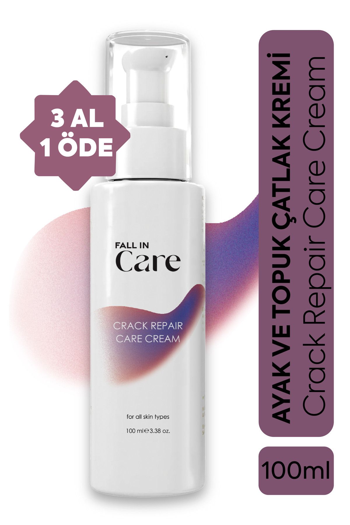 FALL IN CARE Ayak ve Topuk Çatlak Bakım Kremi, 100 ml