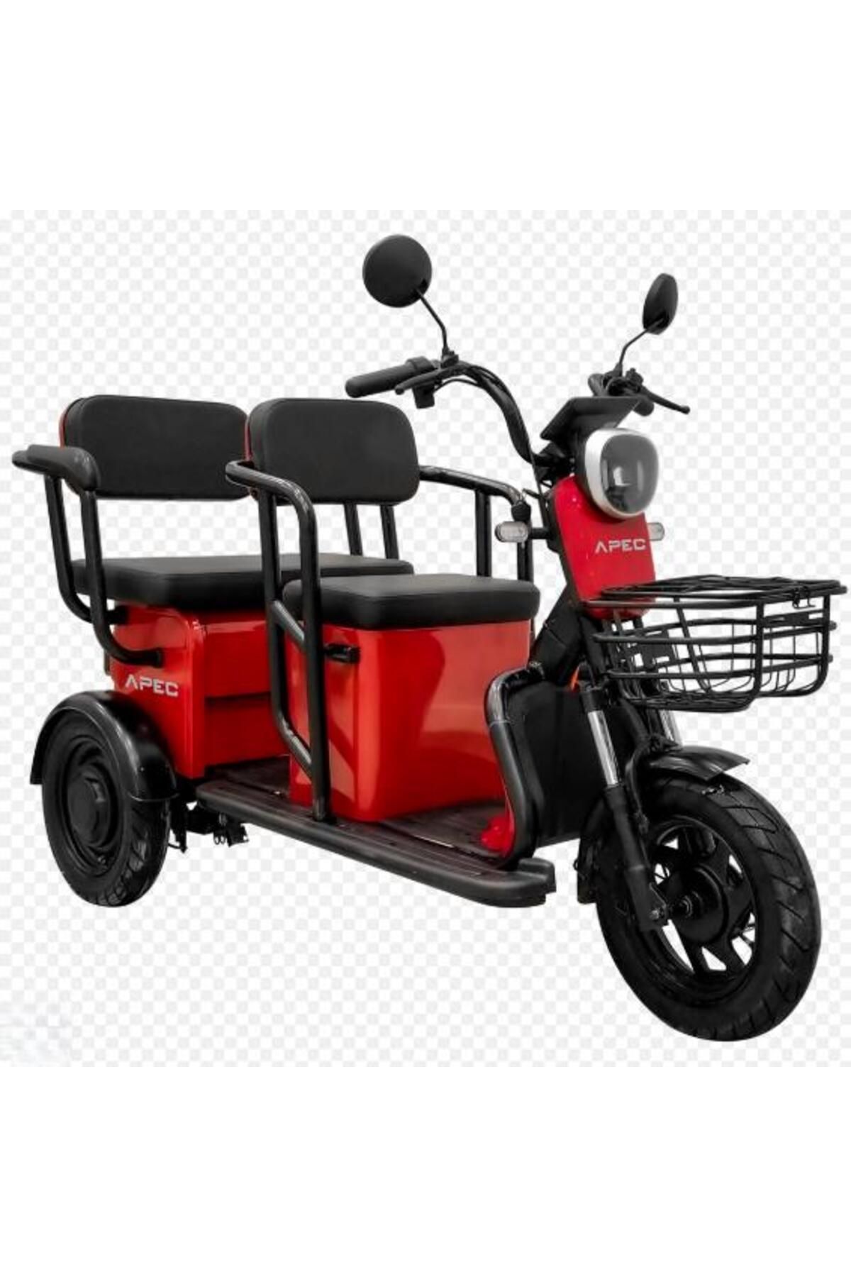 Volta 4M408 9900A 04  M.APM5: ELEKTRİKLİ ÜÇ TEKERLEKLİ MOPED (KIRMIZI)