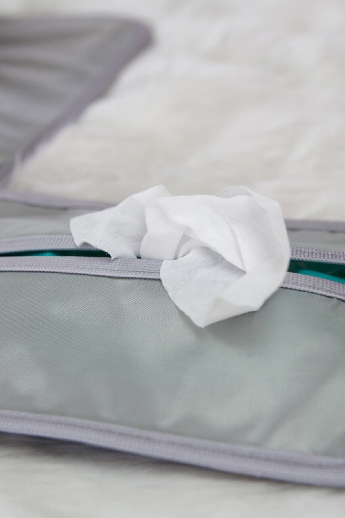 HAMUR Bebek Alt Açma Bakım Çantası Organizerli Anne Bebek Yenidoğan Değiştirme Minderi Unicorns fotoğrafı 5 (önizleme)