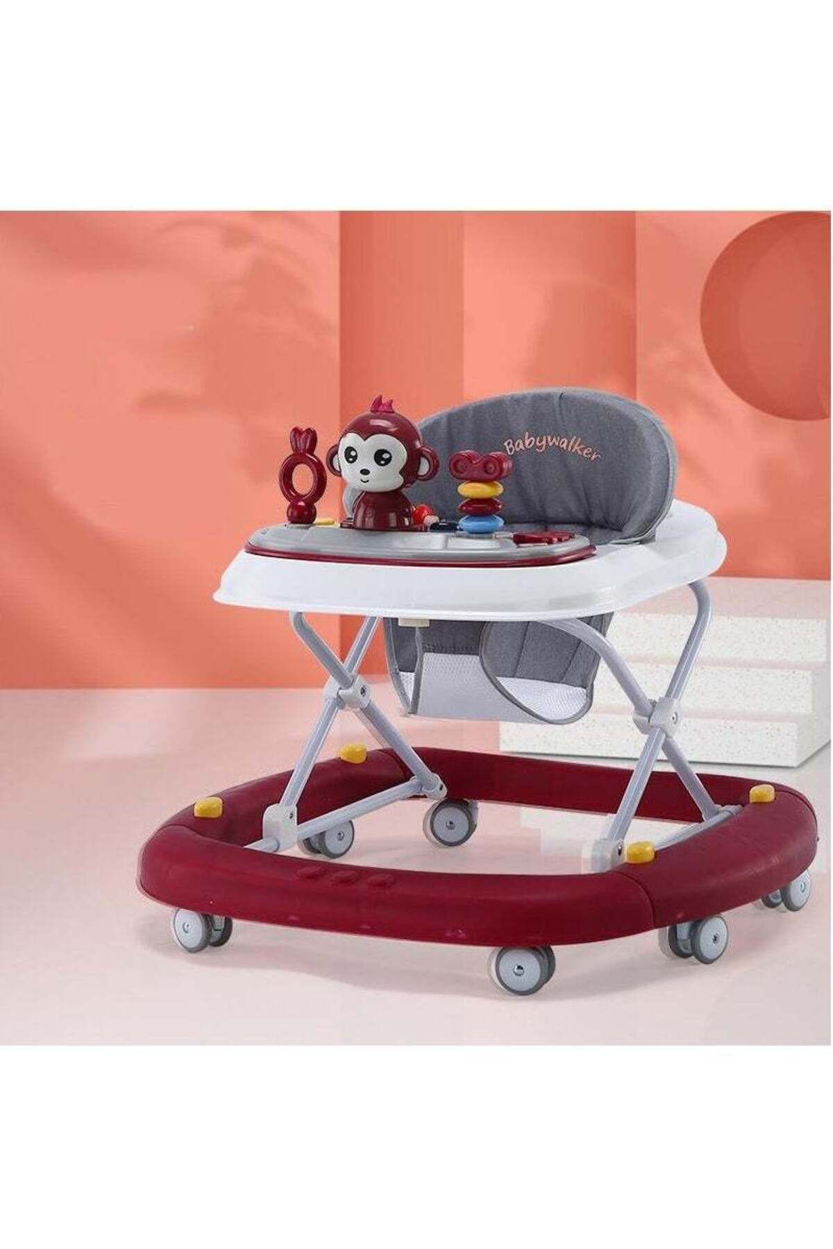 BabyCara-Infants Musical Baby Walker and Rocker Function With Adjustable Height 3