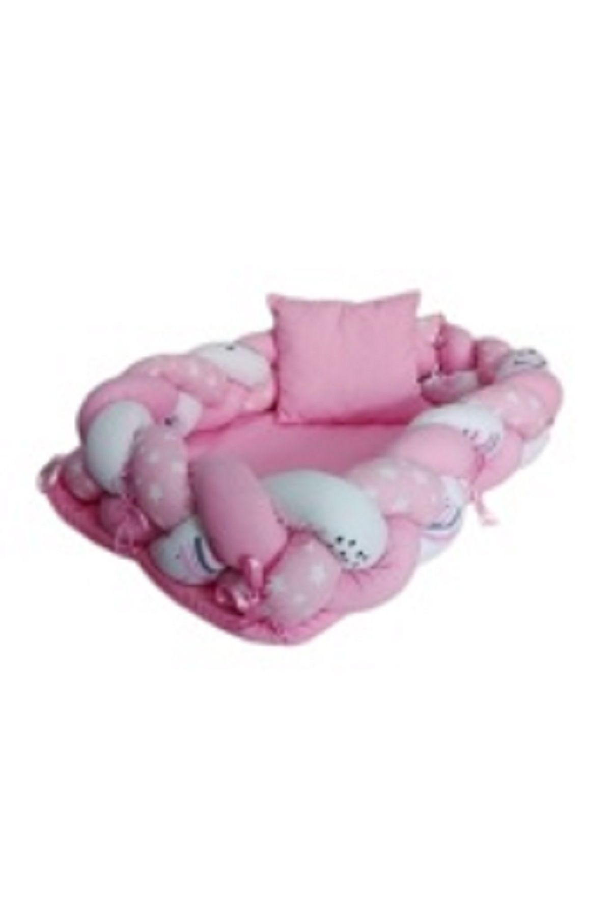 ŞMTSTYLE ŞMTSTYLE Babynest Bebek Yatağı , Alt Açma Minderi, Bebek Oyun Minderi 80 x 52cm