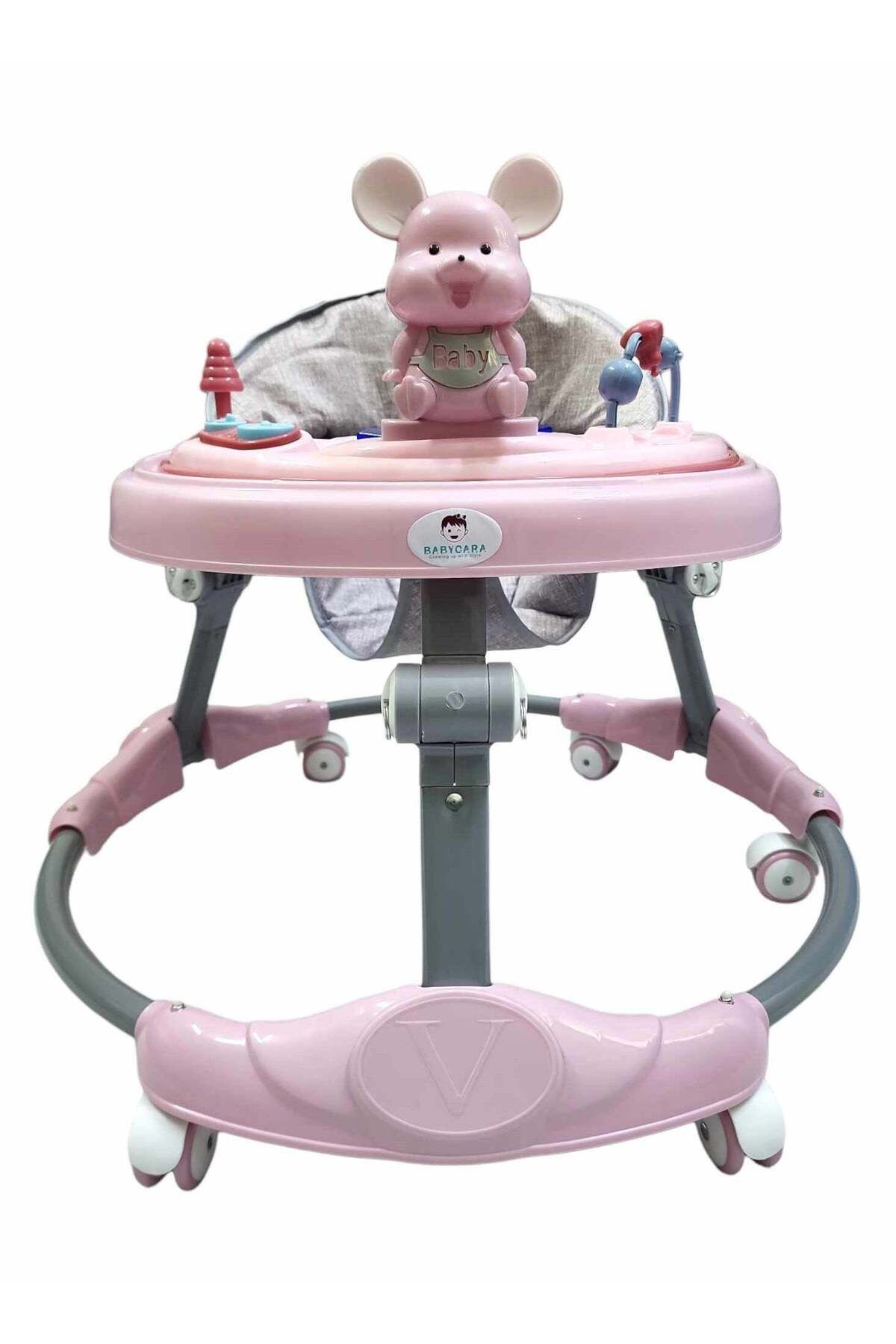 BabyCara-Baby Walker Multifunctional Anti-Rollover Anti-O Folding 6-18 Months 2