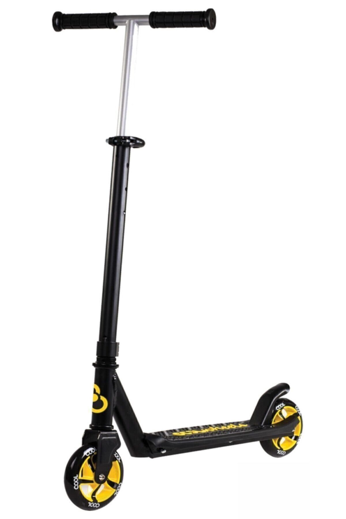 Mhm Collections Sarı Katlamalı 2 Tekerlekli Dev Teker Scooter +8 Yaş