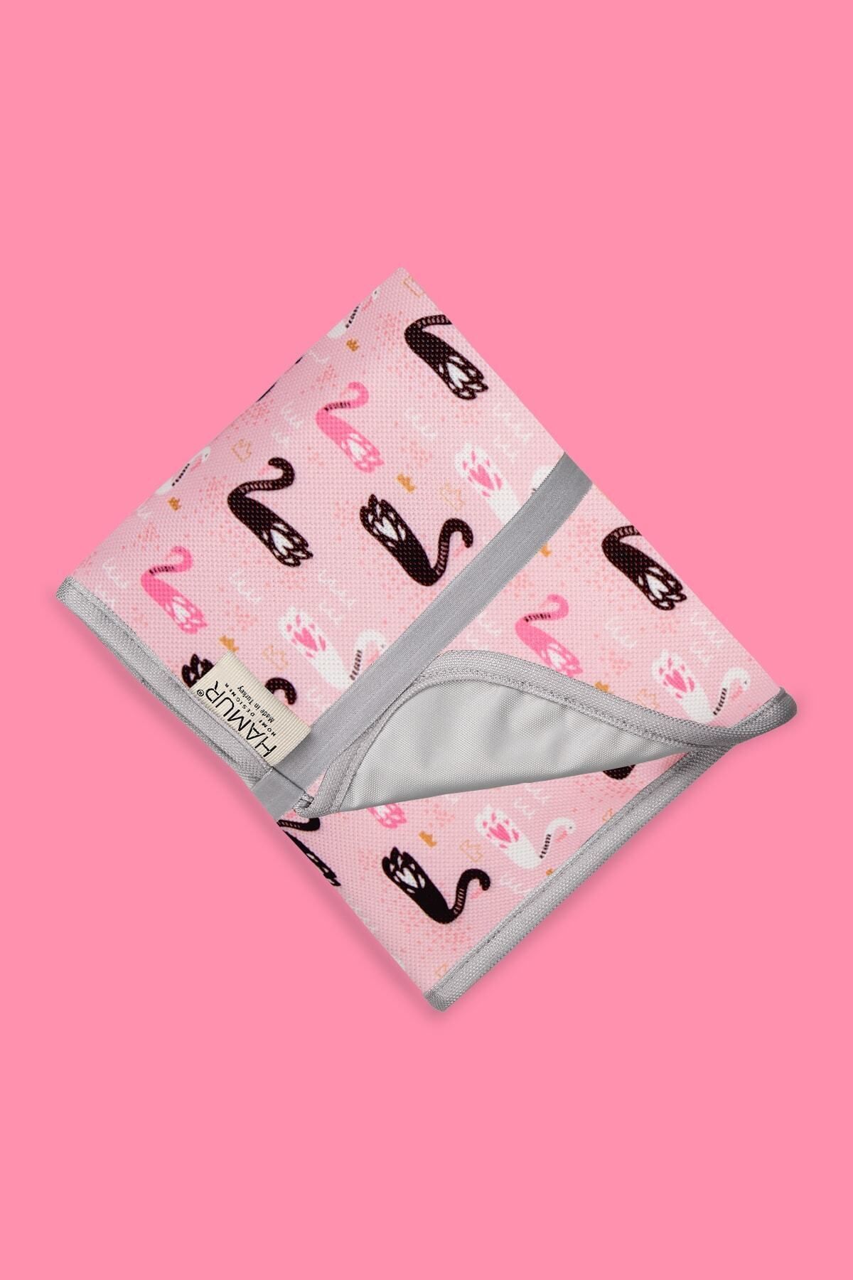 HAMUR Anne Bebek Bakım Örtüsü Alez Yenidoğan Alt Açma Değiştirme Kugu Organizer Pedi Minderi Çift Taraflı fotoğrafı 6 (önizleme)