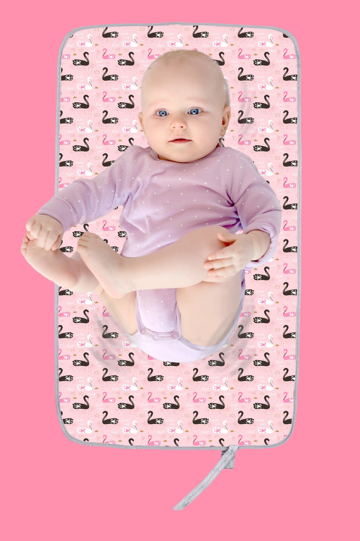 HAMUR Anne Bebek Bakım Örtüsü Alez Yenidoğan Alt Açma Değiştirme Kugu Organizer Pedi Minderi Çift Taraflı fotoğrafı 2 (önizleme)