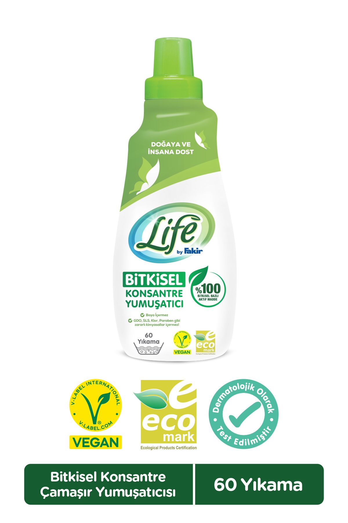 Life by Fakir Bitkisel Bazlı Konsantre Çamaşır Yumuşatıcısı 1500 ml