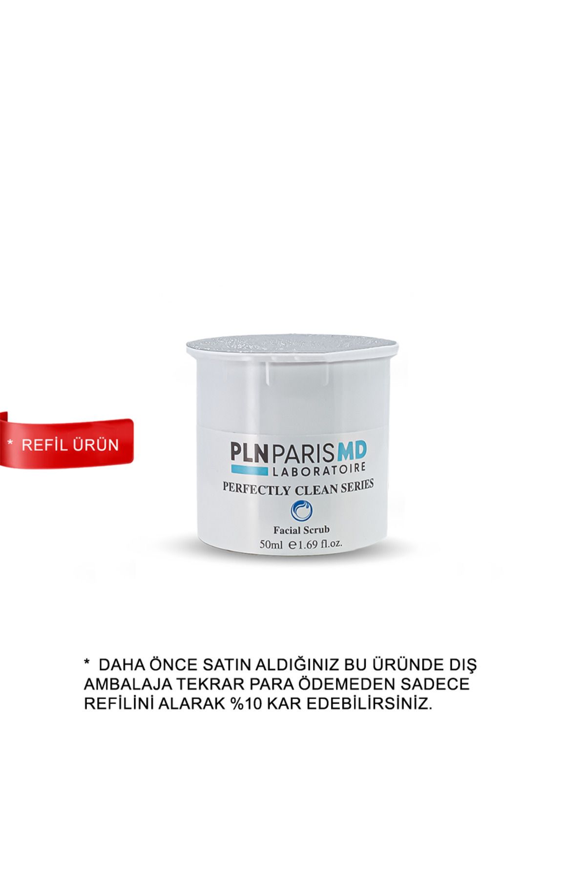 Pln Paris Md Laboratoire Granüllü Peeling Kuru, Normal Ve Karma Ciltler Için Refil Ambalaj / Perfectly Clean Facial Scrub