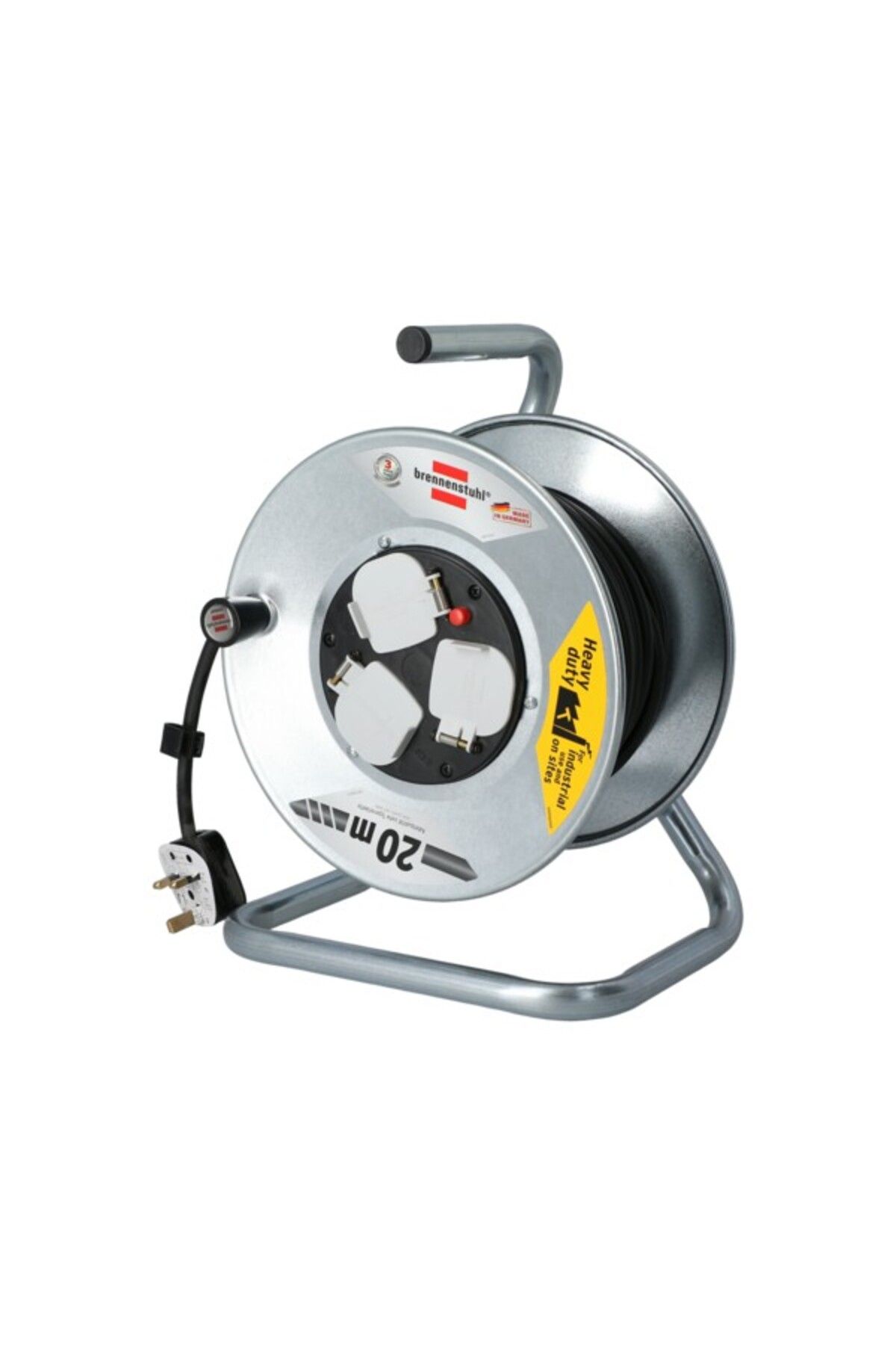 Brennenstuhl-3-Way 20m Cable Reel 3
