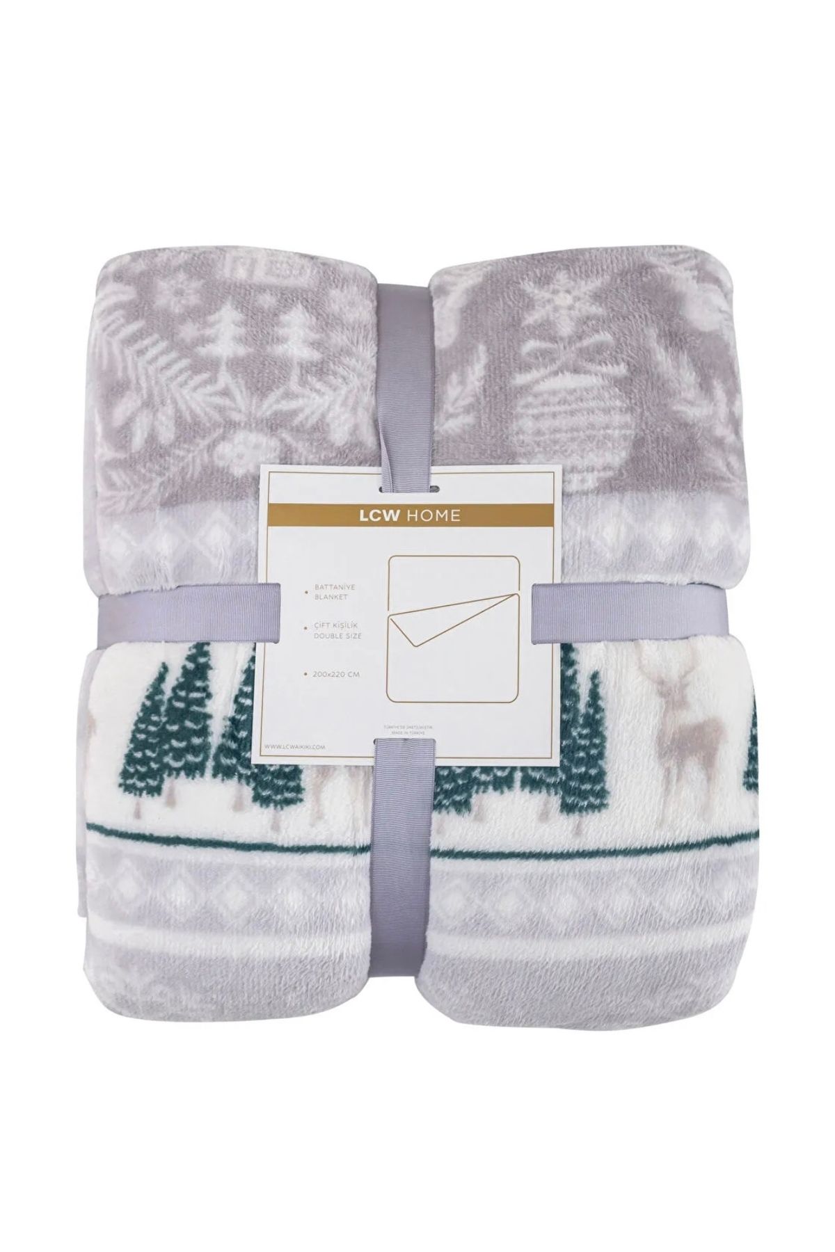 LC Waikiki-Lcw Home Mixed Pattern Double Blanket 200X220 cm 5