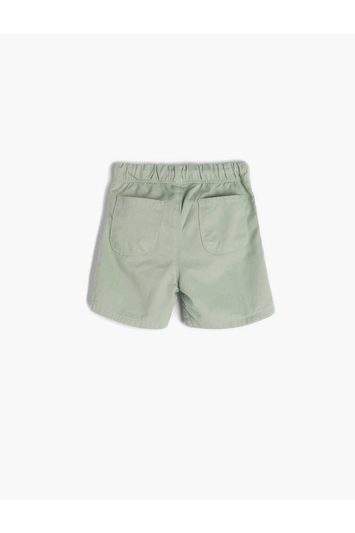 Koton-Basic Shorts with Tie Waist Cotton 2