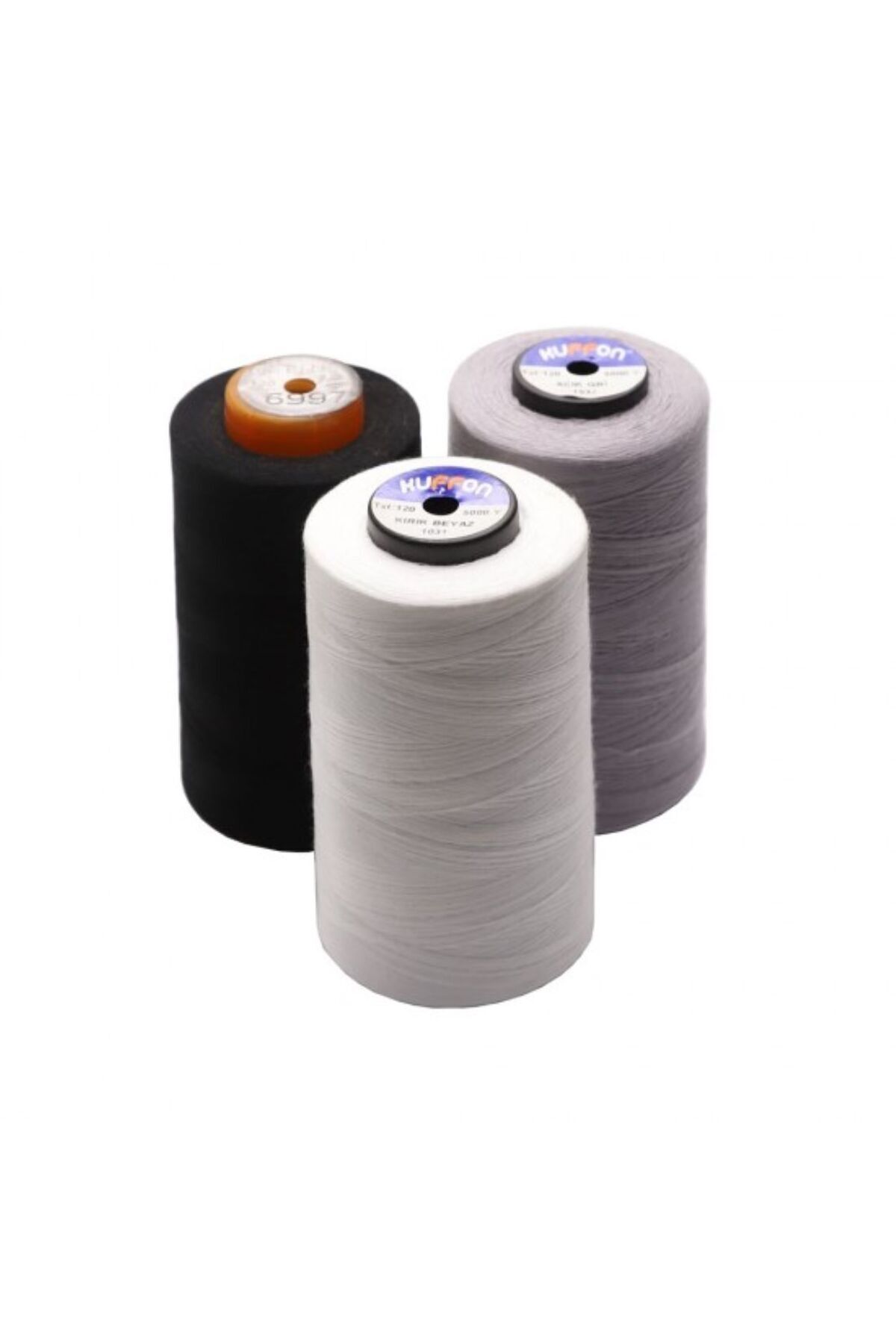 MUTLU İPLİK-Set of 3 Sewing Thread 120 No 5000m Polyester 1