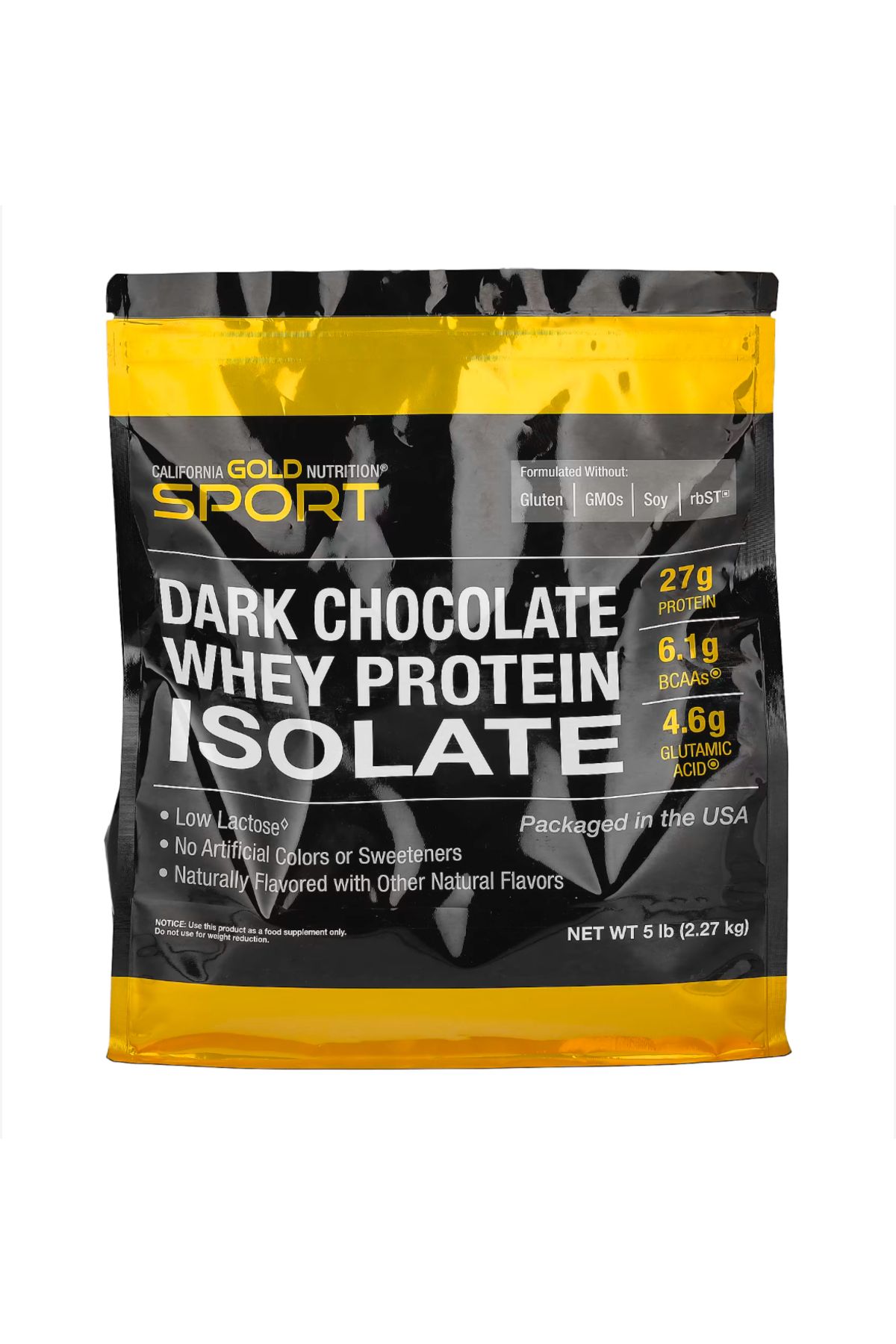 California Gold Nutrition , Sport, Dark Chocolate Whey Protein Isolate, (2.27 kg) us.vers74949