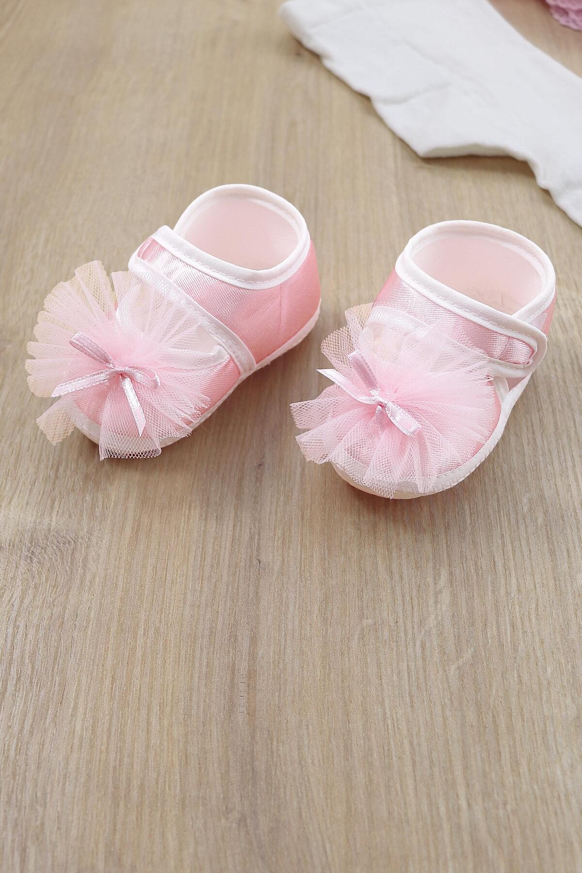 Sitilin Kız Bebek Mevlüt Elbisesi Gelinlik Fransız Dantelli Mevlit Takımı Bebek Mevlütlük Seti STL6839 fotoğrafı 6 (önizleme)