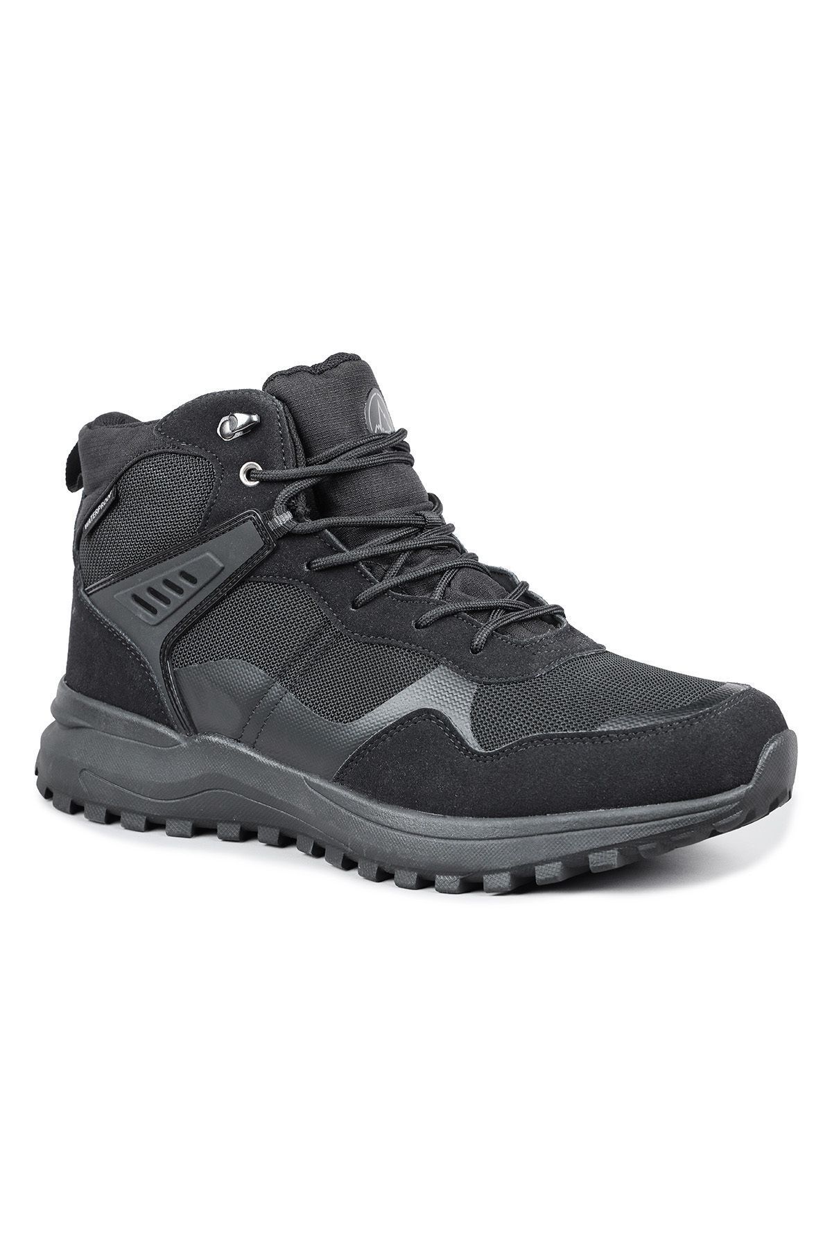 Jump-28655 Black Men's Waterproof Outdoor Boots Sports Shoes 6