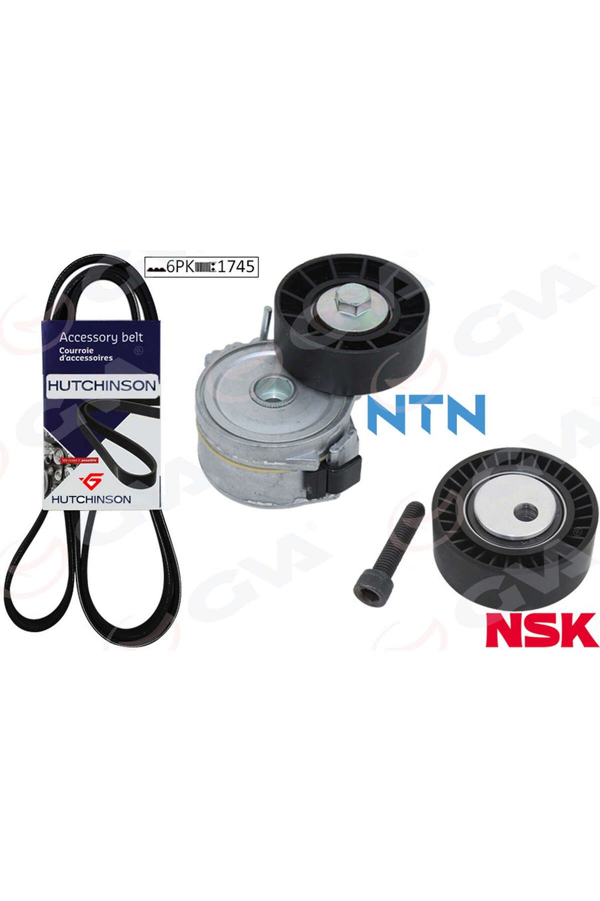 GVA ALTERNATÖR GERGİ KİTİ KÜTÜKLÜ C5 01-04 -XANTIA 99-03 -P206 00 P406 98-04 -P607 2.0HDİ K0 550134