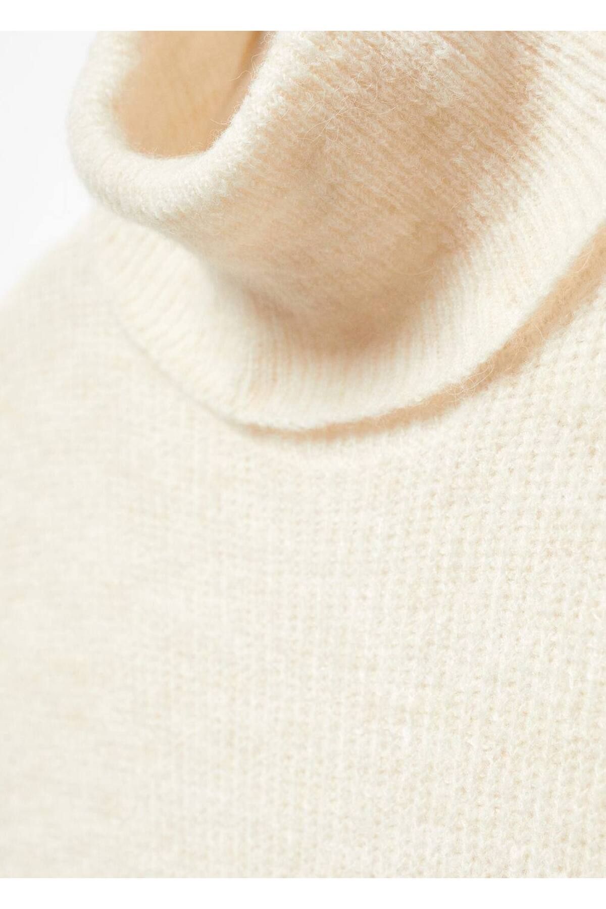 MANGO Woman-Turtleneck knitwear dress 6