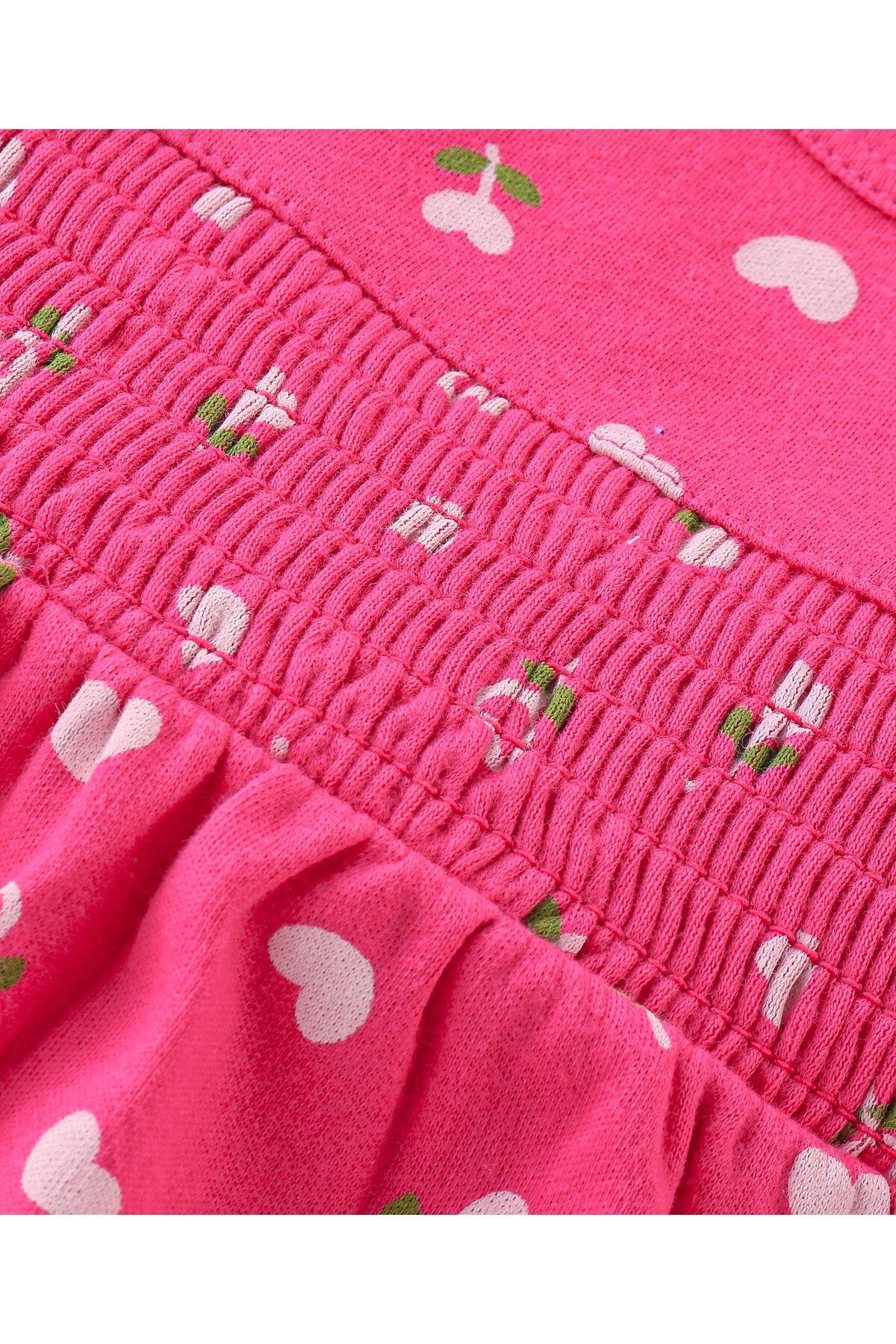 Babyoye-Eco Conscious 100% Cotton Full Sleeves Top & Legging Heart Print - Pink & White 6