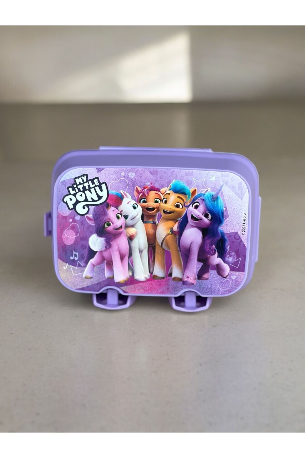 أرفال-صندوق غداء للأطفال مكون من 4 أقسام مرخص من My Little Pony - صندوق غداء لطلاب المدارس 6