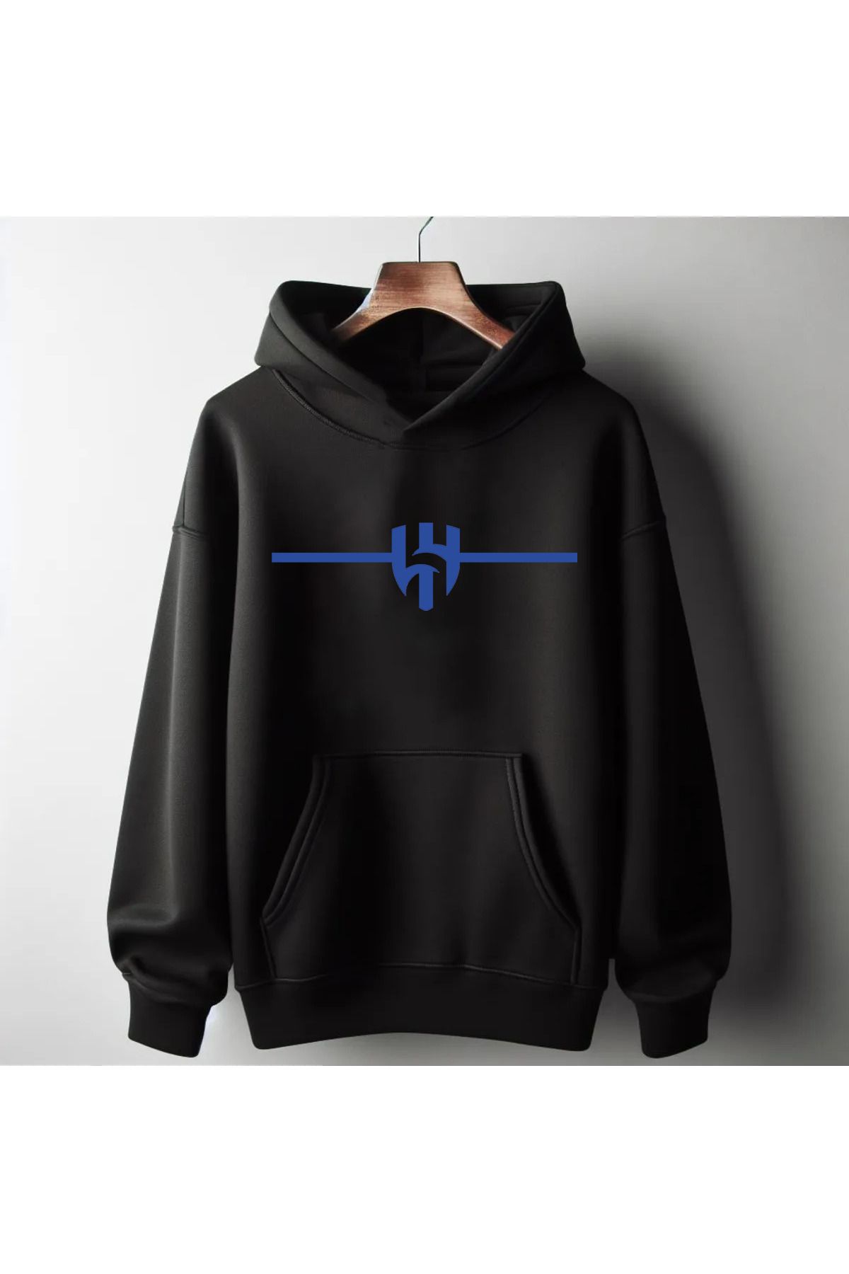 Pisa Art AL Hilal Özel Minimalist Tasarım Unisex Kapşonlu Taraftar Sweatshirt
