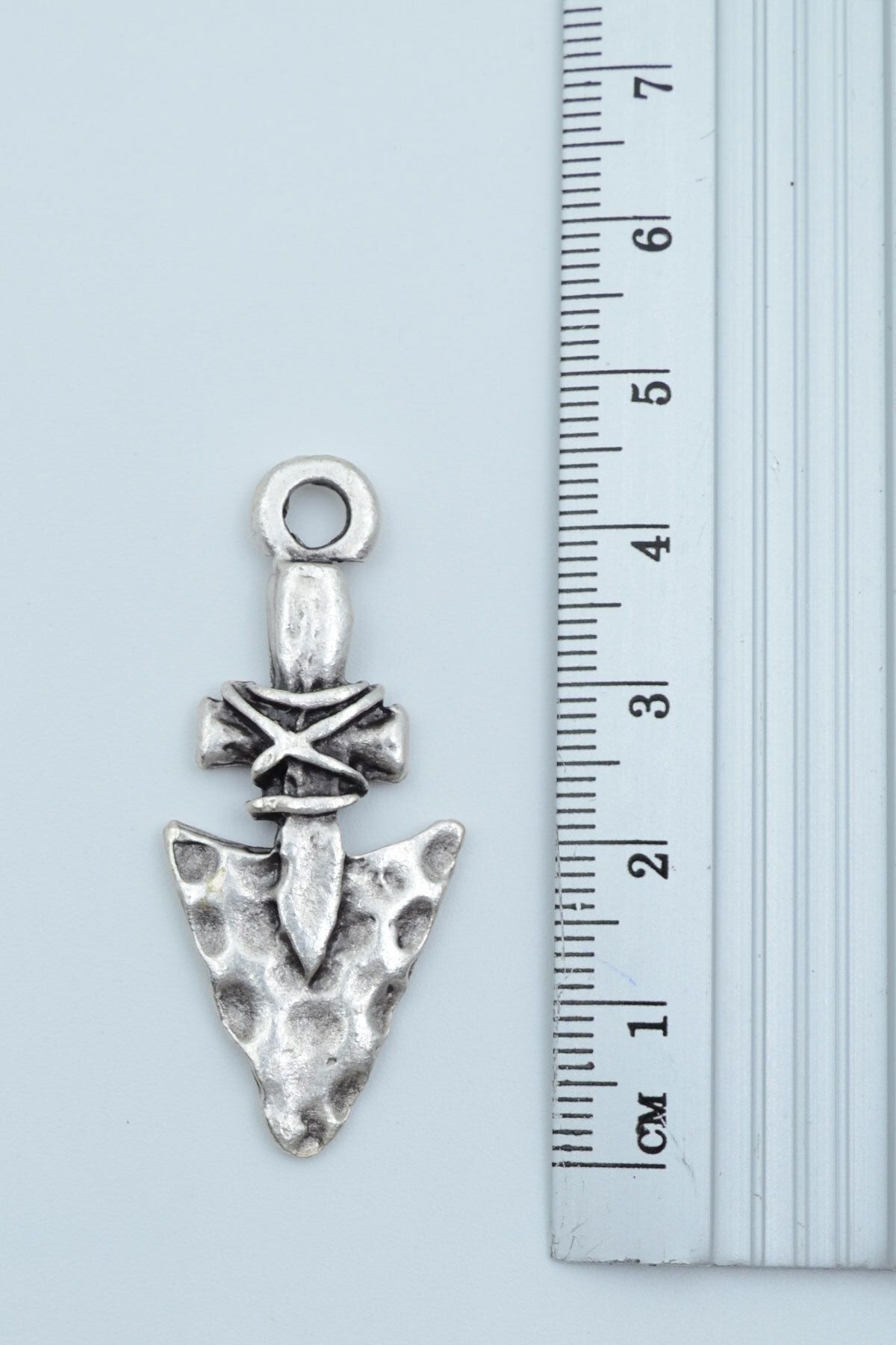 Rukişin Takı Dünyası-Set of 3 Antique Arrowhead Triagle Patterned Arrowhead Necklace - Product Code: 1227 3