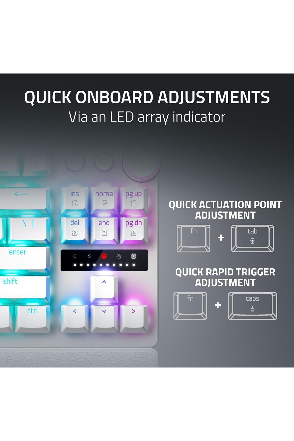 RAZER-Huntsman V3 Pro Tkl Wired Analog Optical Esports Keyboard: Snap Tap Mode/rapid Trigger/rgb 4