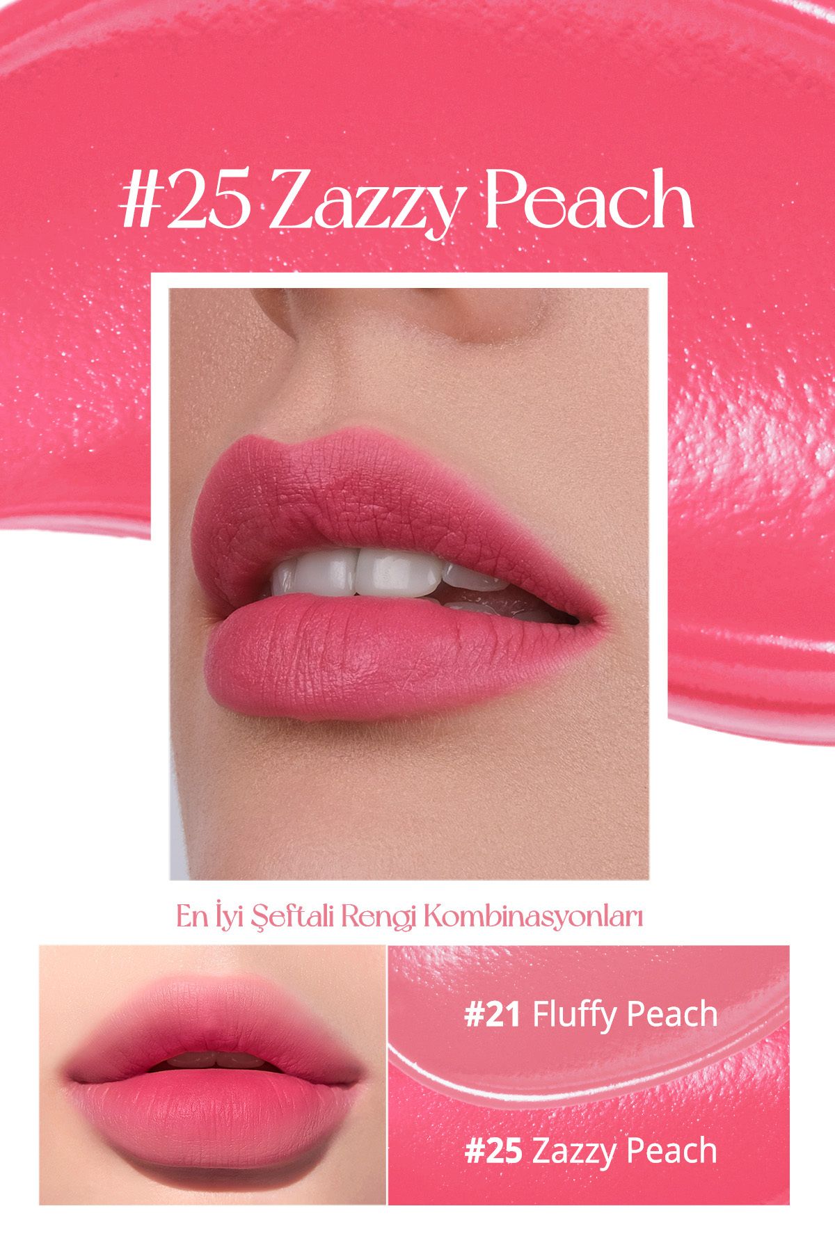 PERIPERA-لون مخملي بتركيبة طويلة وخفيفة - حبر بيريبيرا Airy Velvet (25 Zazzy Peach) 3