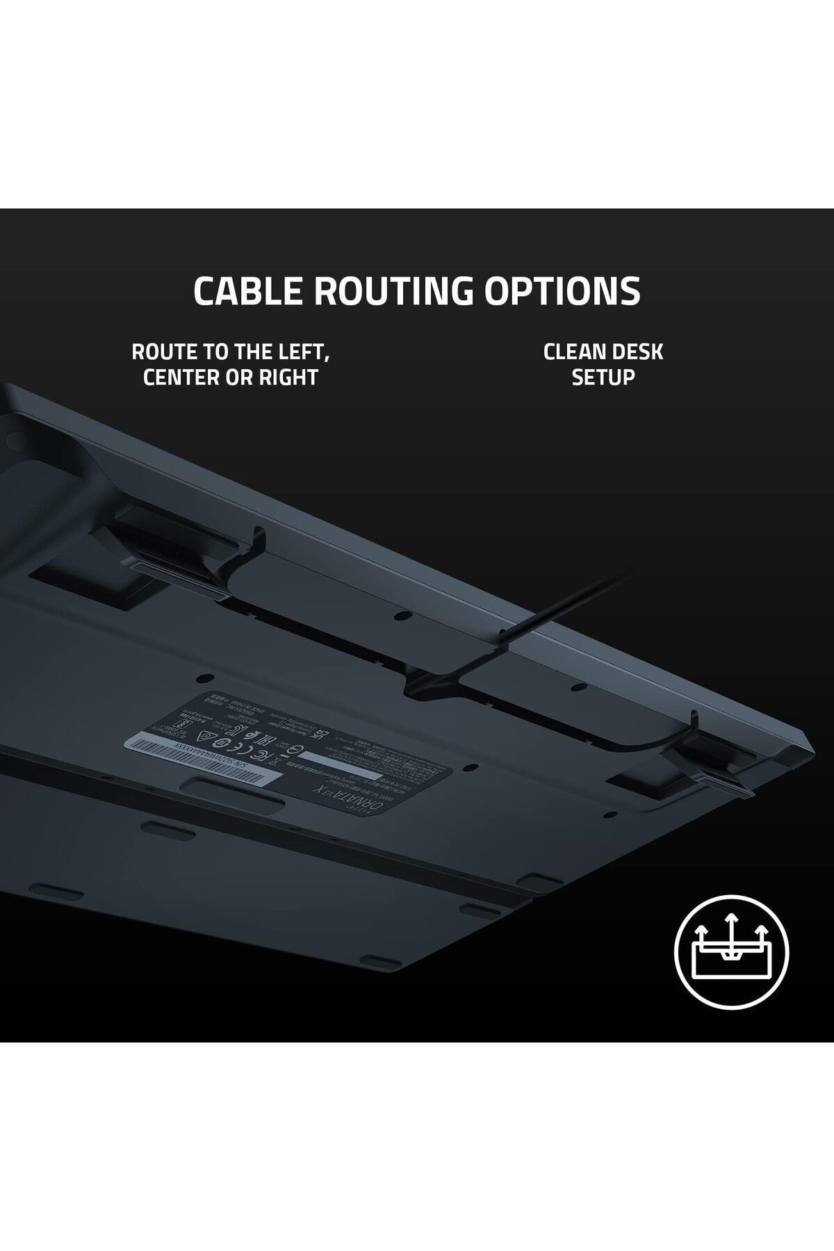 RAZER-Ornata V3 X Gaming Keyboard Mecha Membrane switches - Black 6