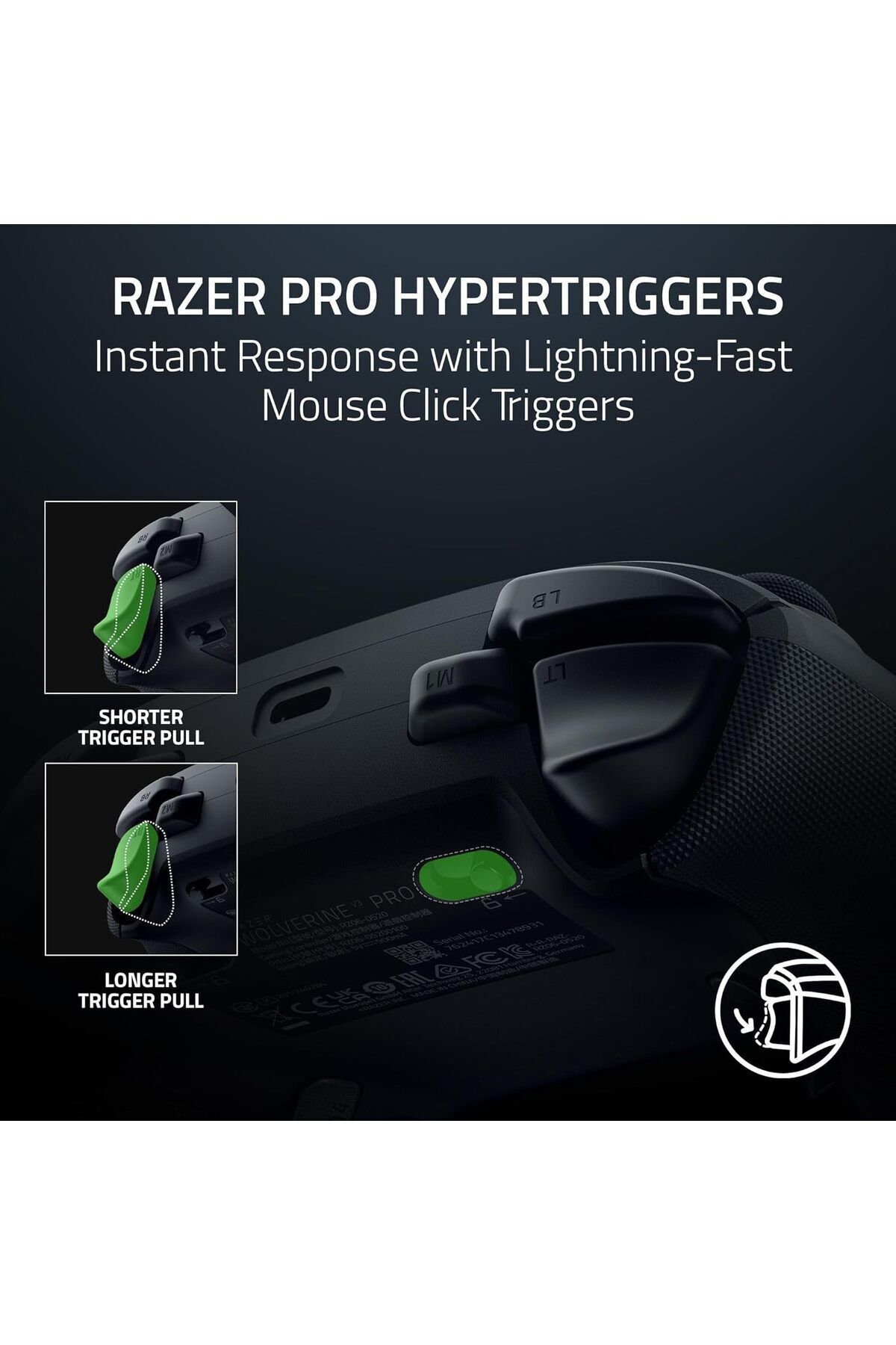 RAZER-Wolverine V3 Pro Wireless Gaming Controller: Licensed for Xbox, Windows PC 3