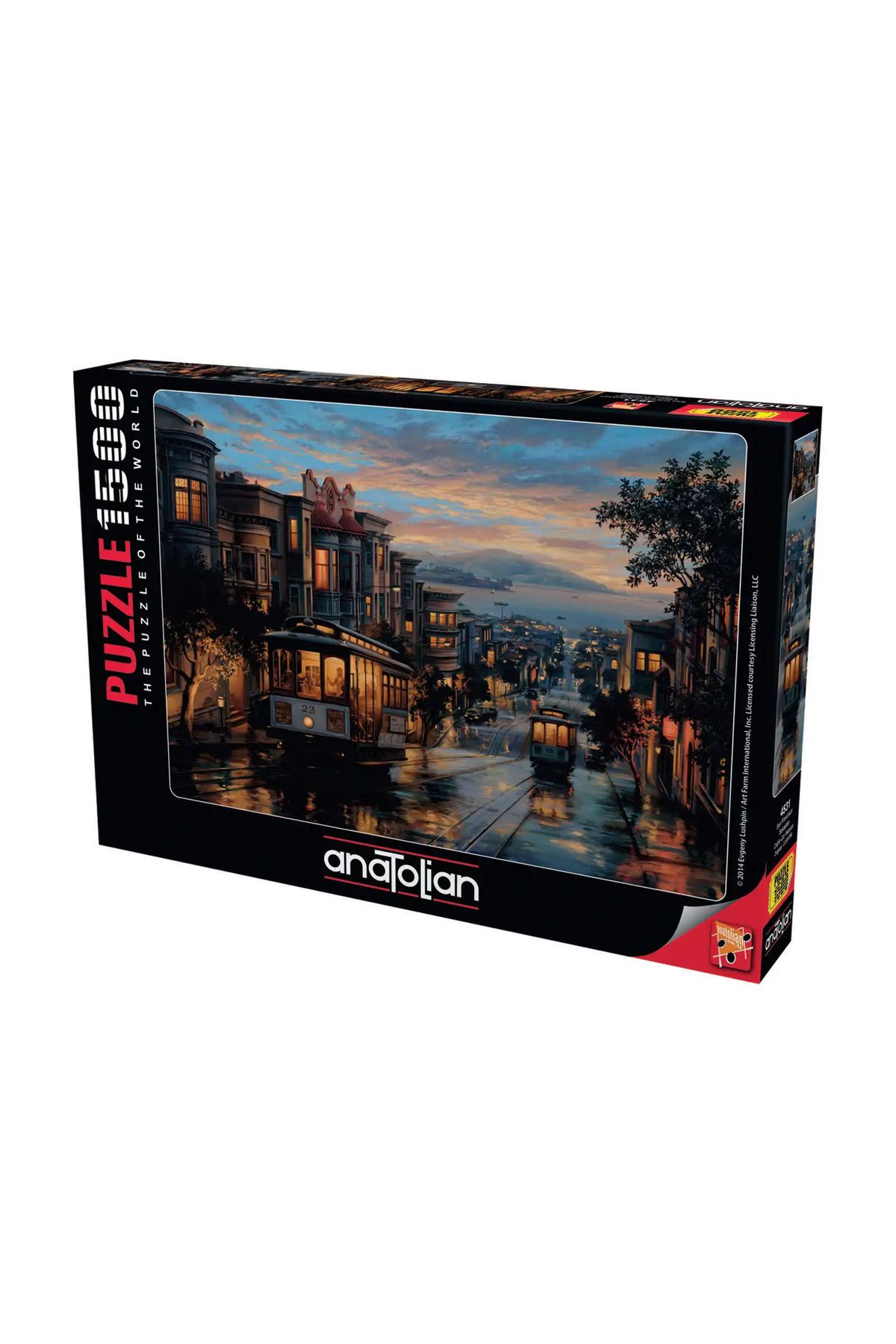 Anatolian Puzzle 1500 Parçalık Puzzle / San Francisco Sokakları - Kod:4531