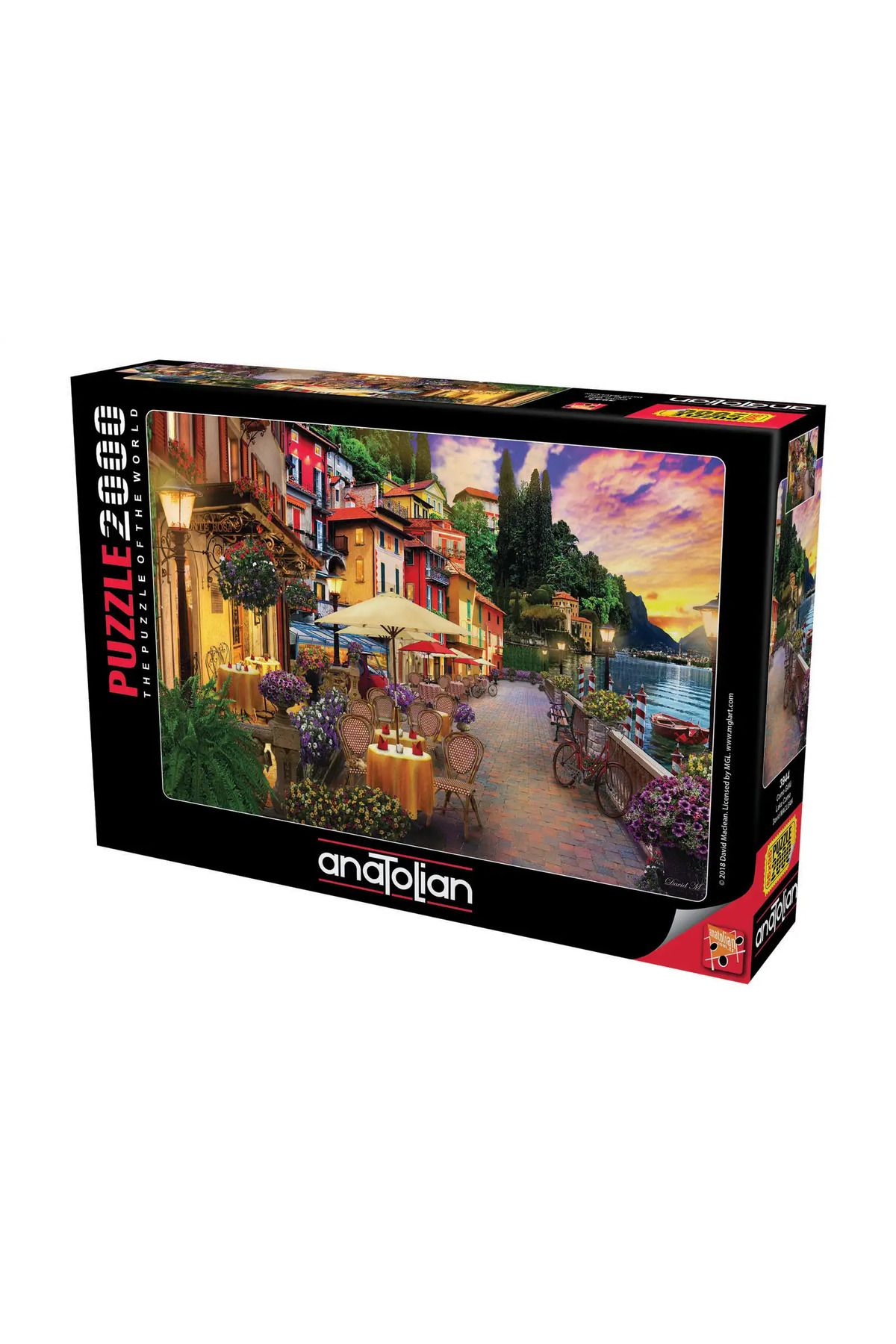 Anatolian Puzzle 2000 Parçalık Puzzle / Como Gölü - Kod:3944