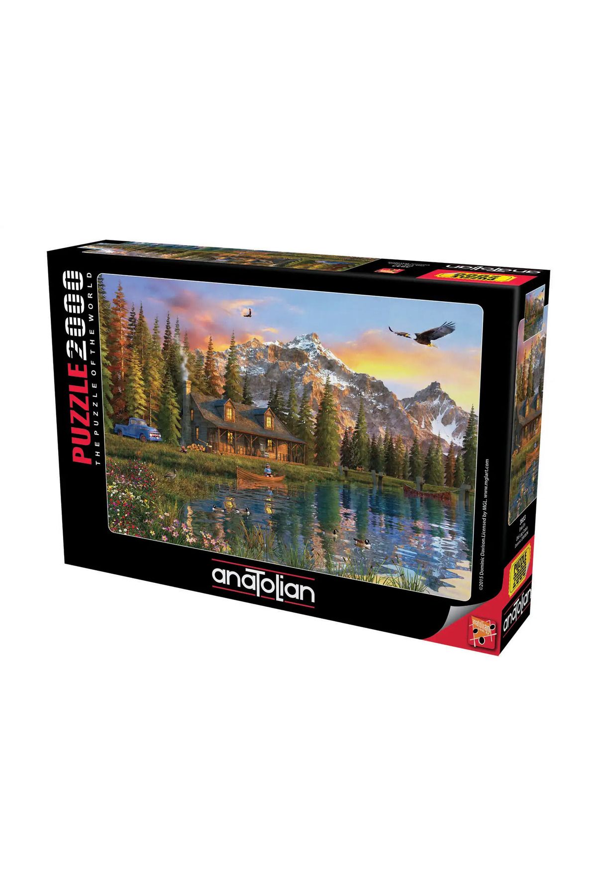 پازل 2000 قطعه‌ای Anatolian مدل «خانه قدیمی» – کد 3933 – طراحی چشم‌نواز با کیفیت بالا Anatolian Puzzle