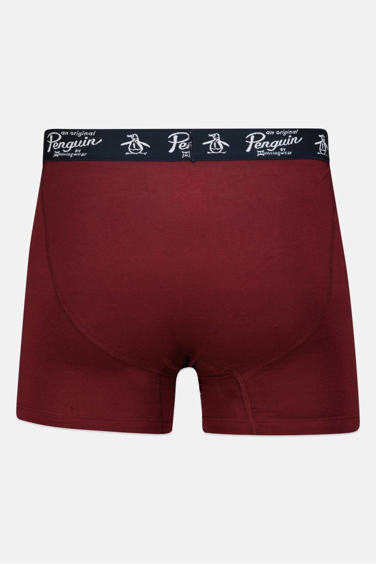 PENGUİN-Men 3 Pc Textured Boxer Briefs, Maroon/Purple/Dark Grey 2