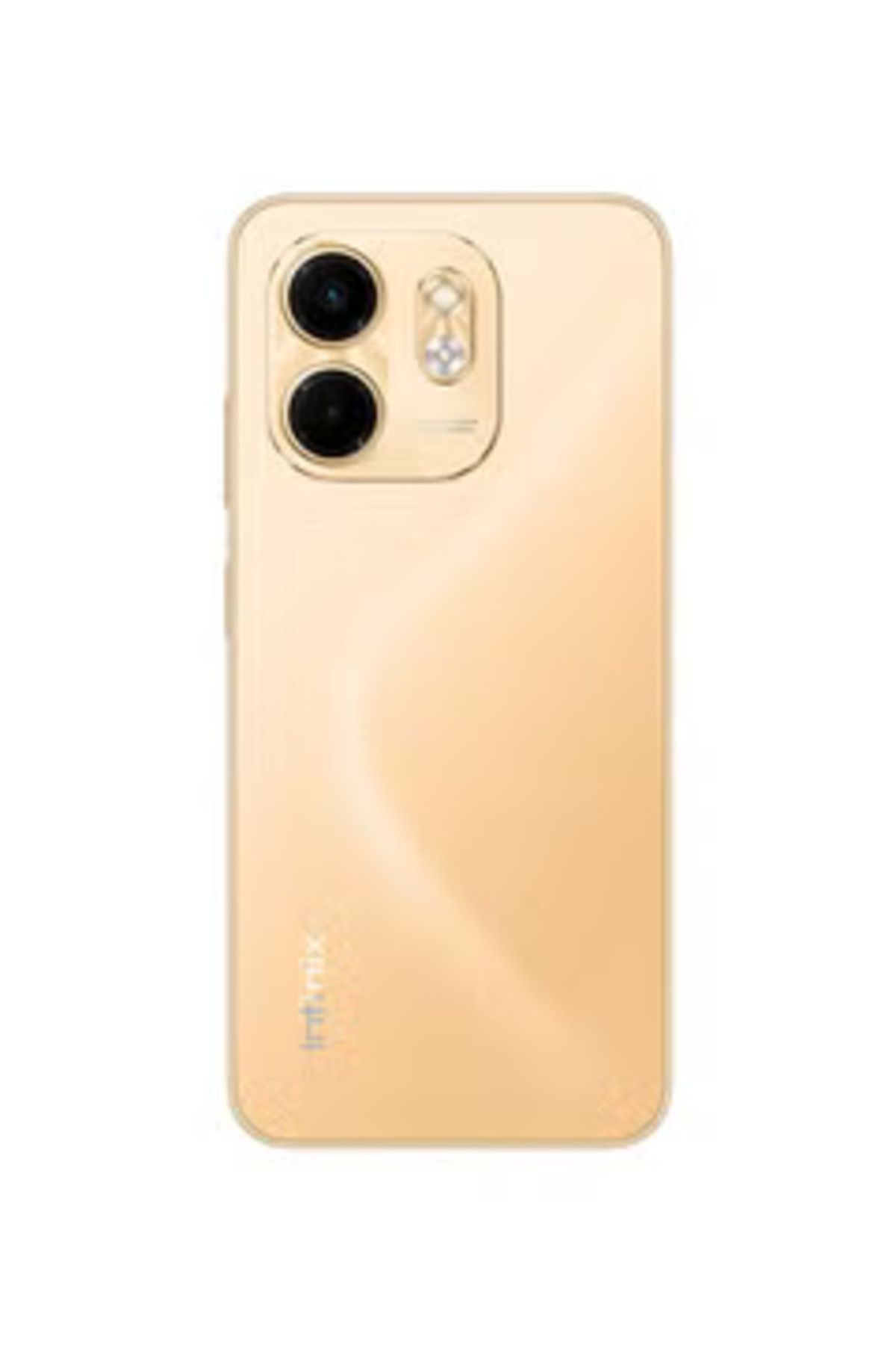 INFINIX-هاتف Smart 9 ثنائي الشريحة باللون الذهبي الرملي وذاكرة وصول عشوائي 4+4 جيجابايت وذاكرة داخلية 128 جيجابايت ويدعم تقنية 4G - ضمان لمدة عامين 3