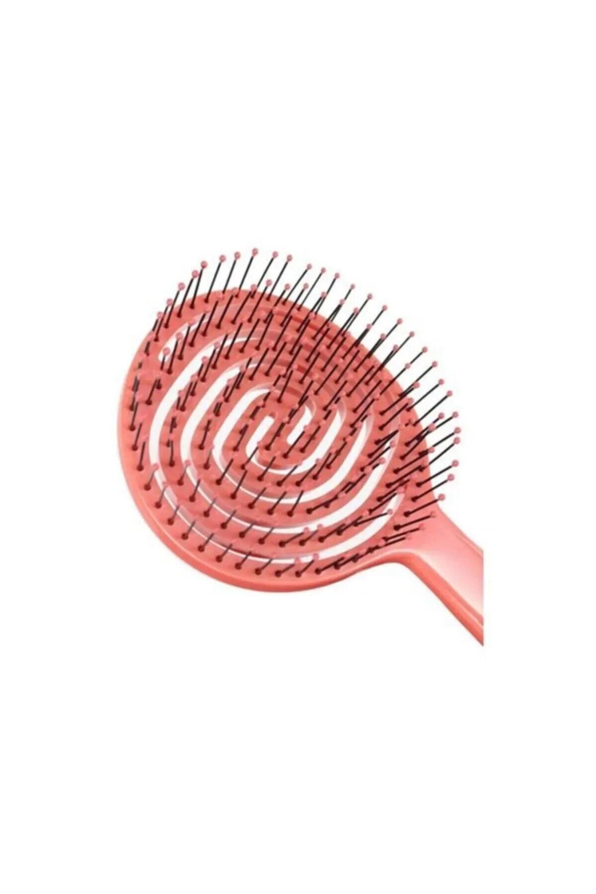 nascita-فرشاة شعر بيضاوية ثلاثية الأبعاد من بينك برو 02 + زيت مرطب للشعر والجسم - 100 مل 2