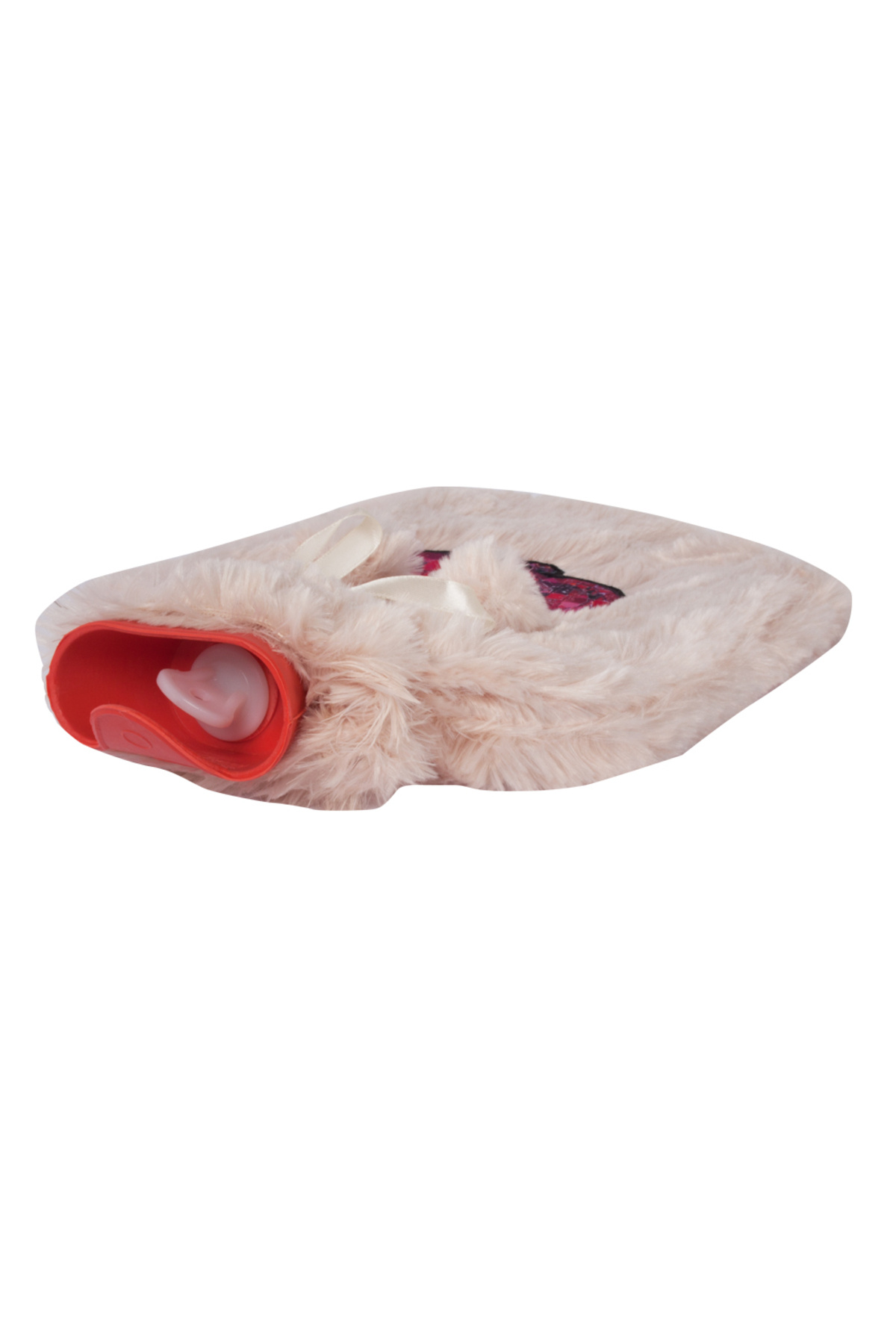 Biggdesign-Biggdesign Pomegranate Hot Water Bottle with Soft Plush Cover 68 OZ 7