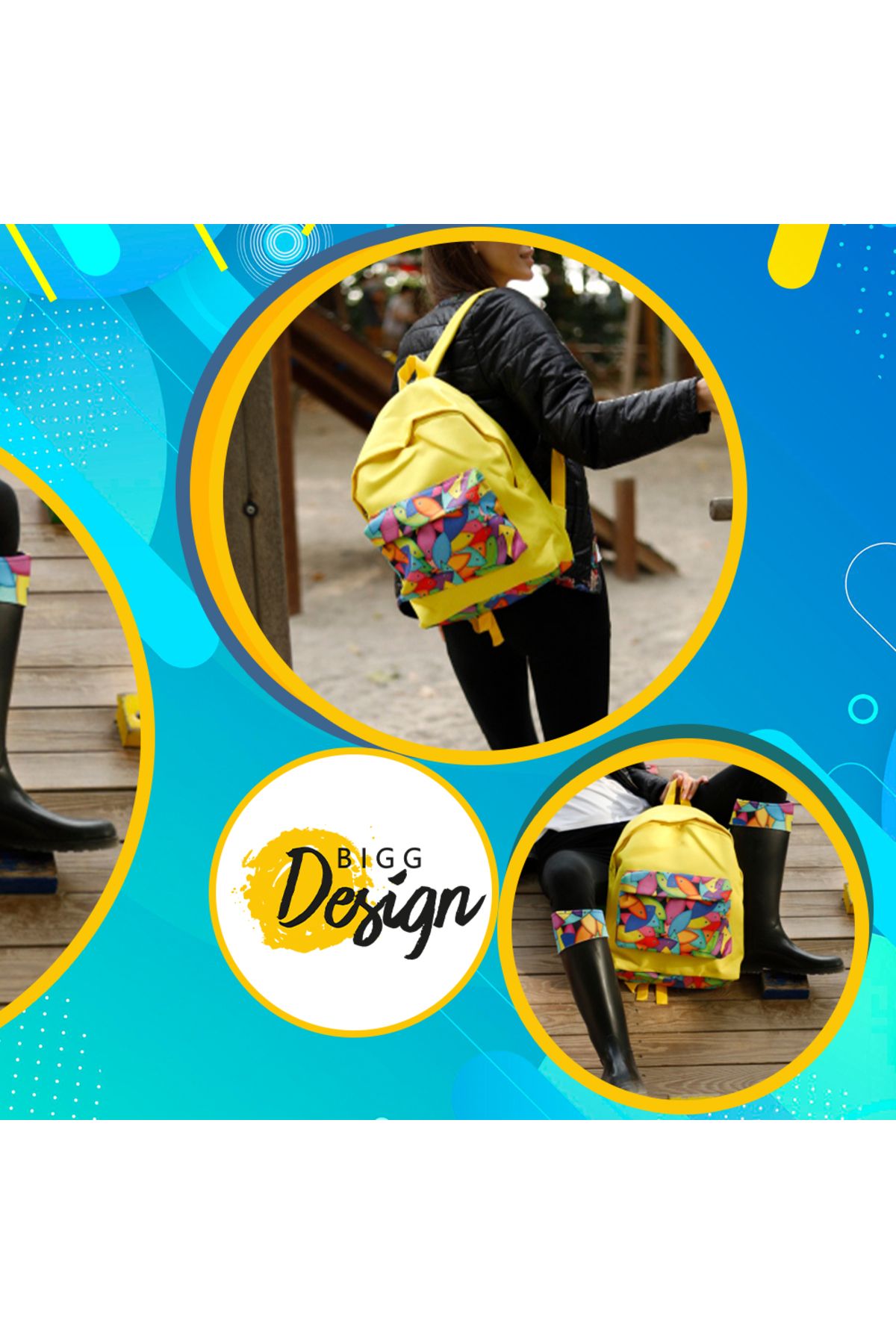 Biggdesign-Rucsac Bereket cu pește 6