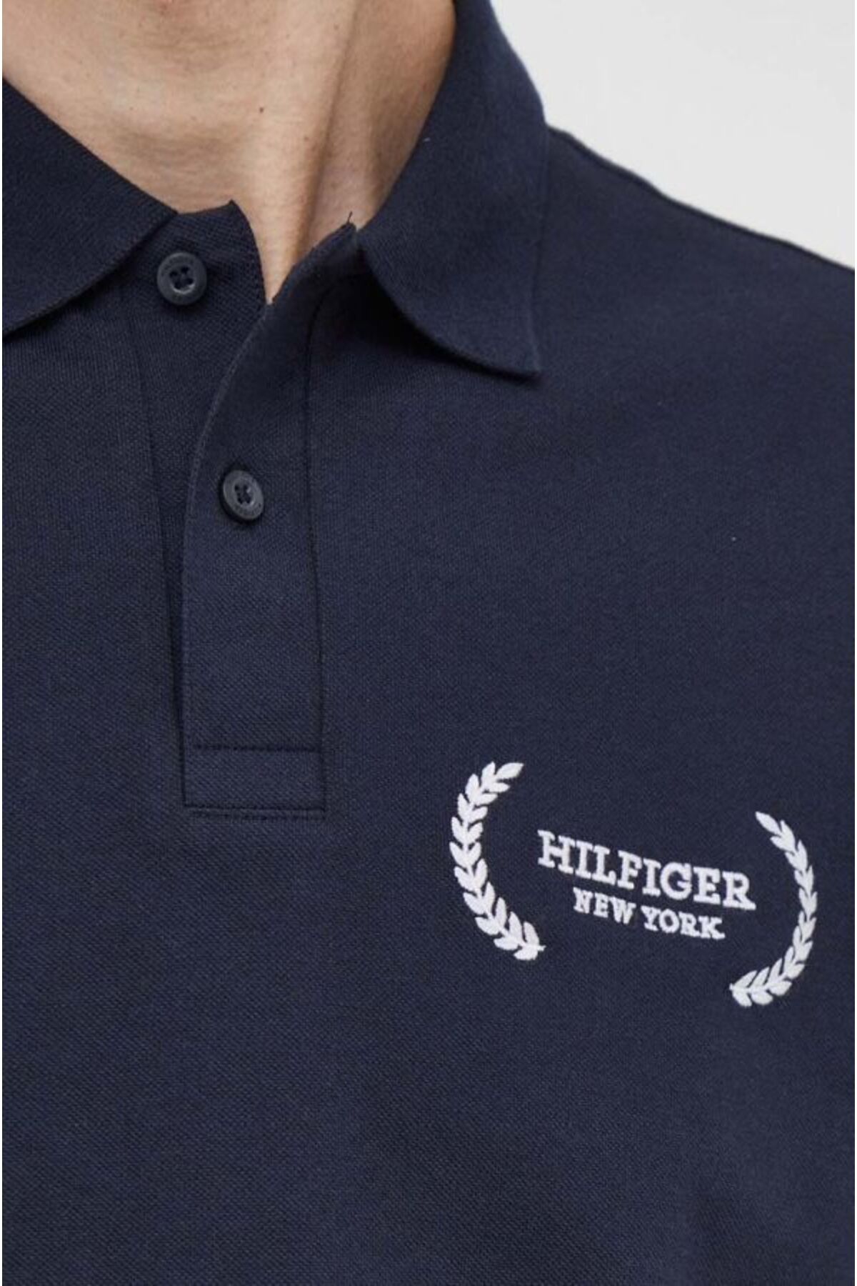 تی شرت یقه پولو مشکی مردانه چوگان اورجینال Tommy Hilfiger