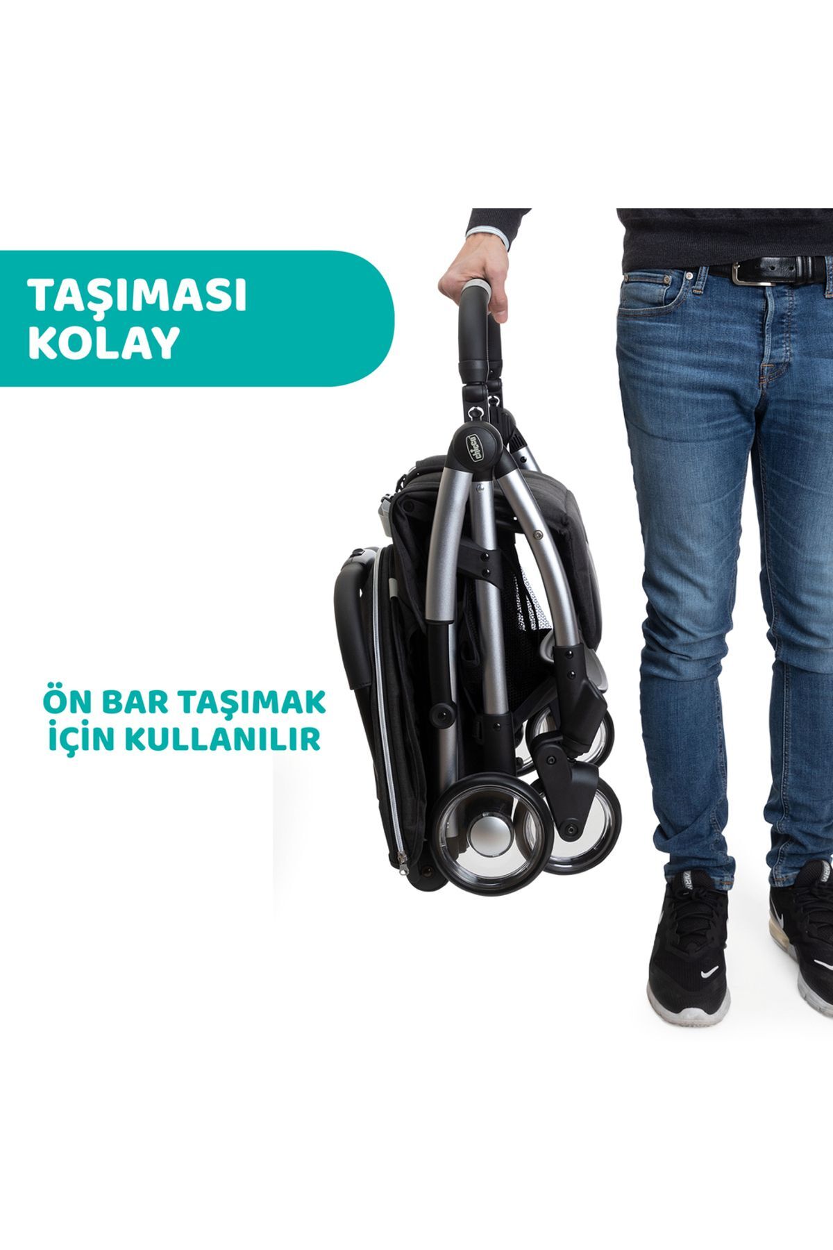 Chicco Goody Plus Graphıte Bebek Arabası fotoğrafı 3 (önizleme)